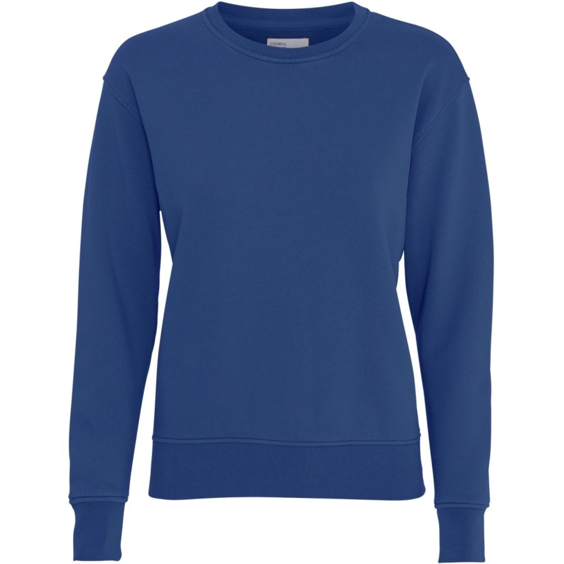 Women's round neck sweater Colorful Standard Classic Organic royal blue