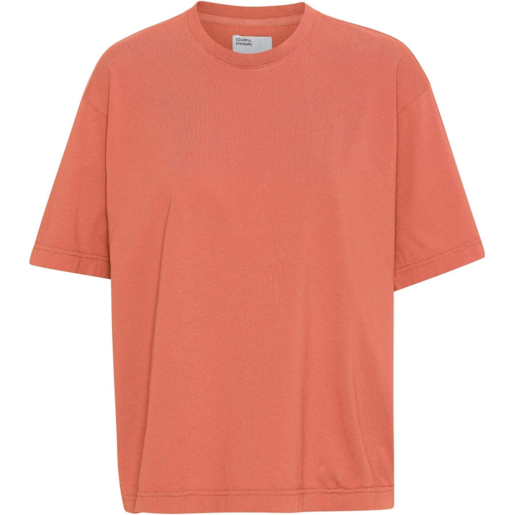 Women's T-shirt Colorful Standard Organic oversized dark amber