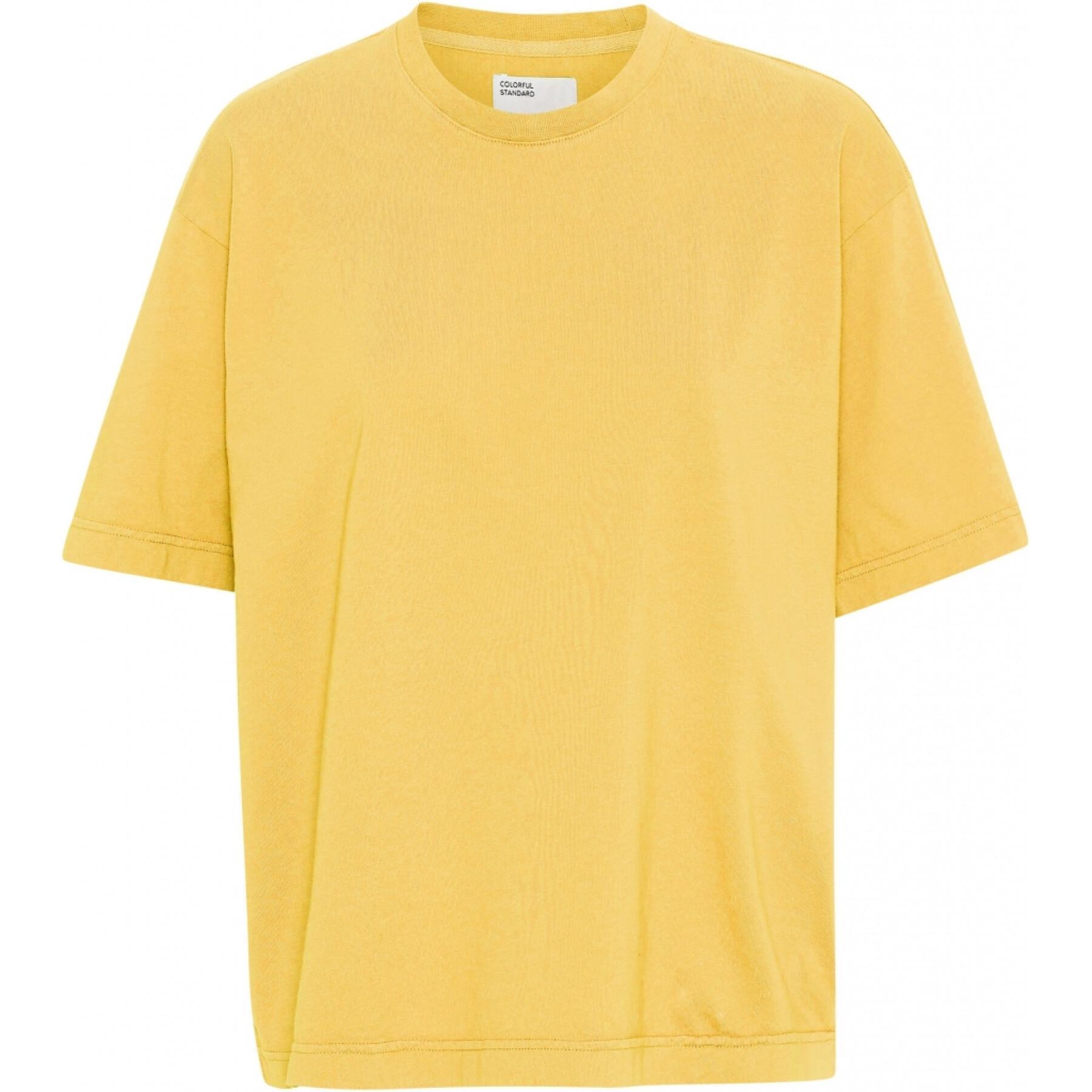 Women's T-shirt Colorful Standard Organic oversized lemon yellow