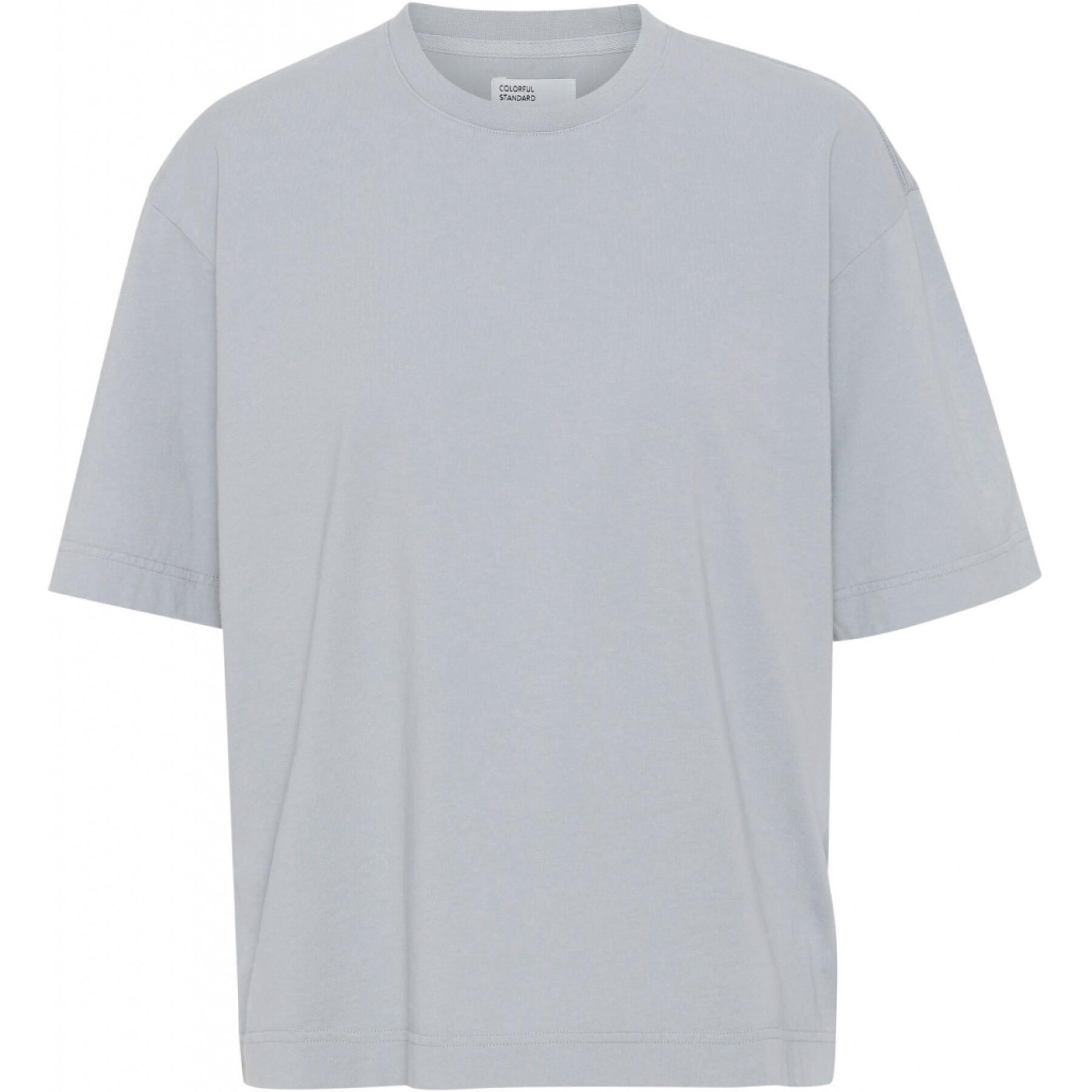 Women's T-shirt Colorful Standard Organic oversized limestone grey