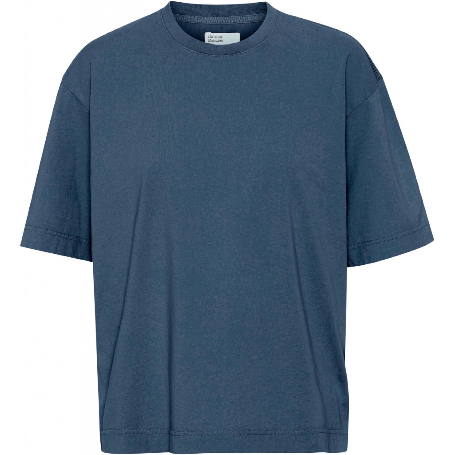 Women's T-shirt Colorful Standard Organic oversized petrol blue