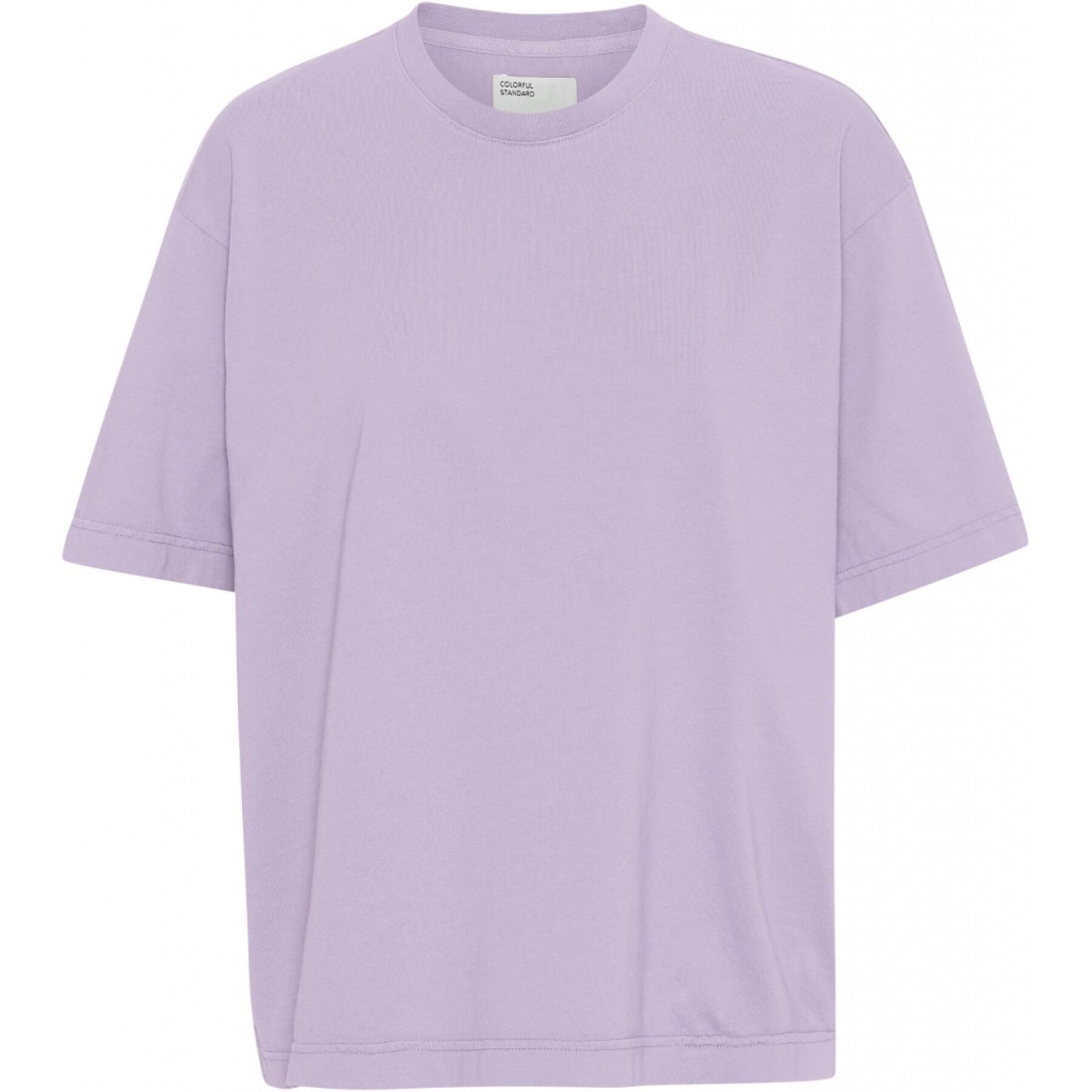 Women's T-shirt Colorful Standard Organic oversized soft lavender