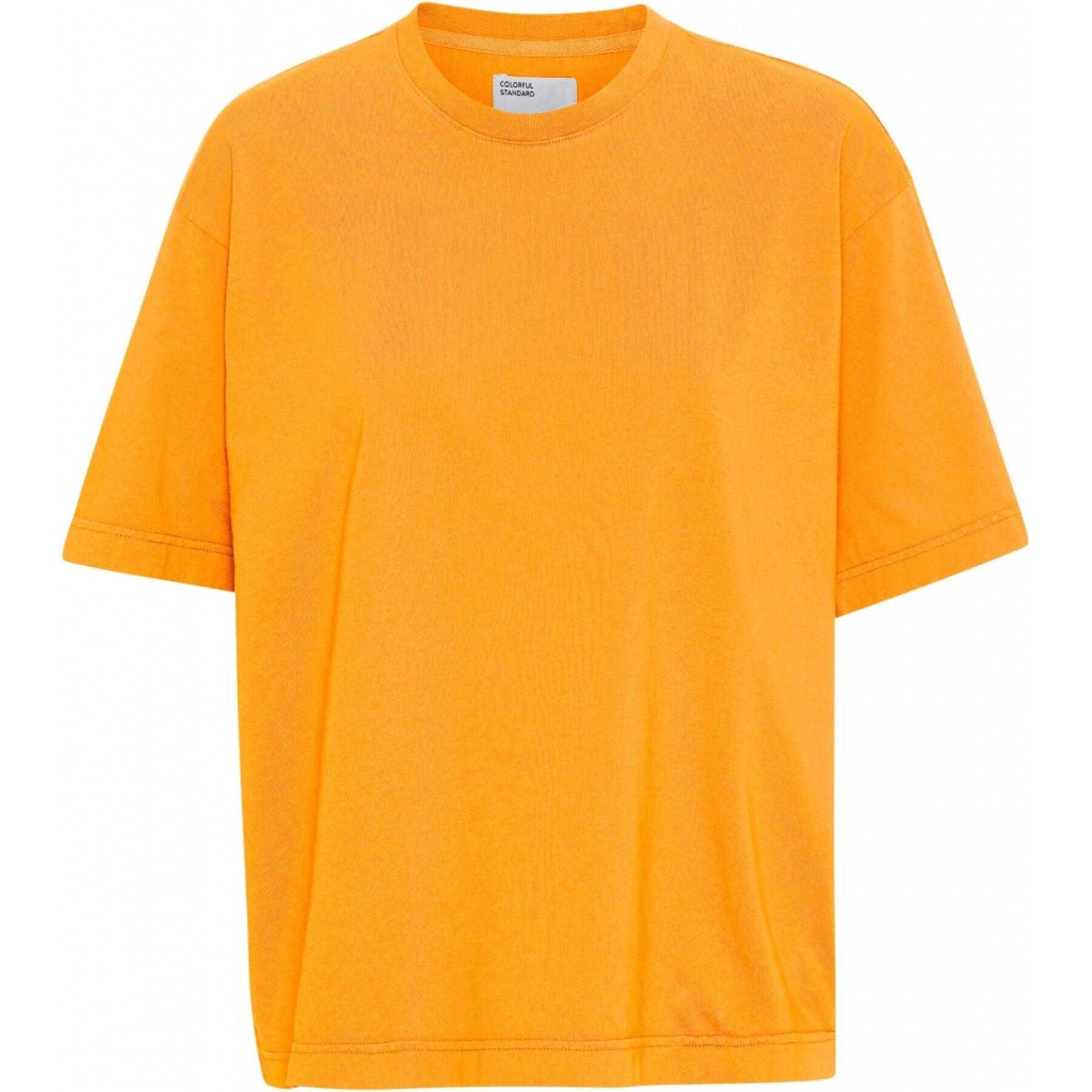 Women's T-shirt Colorful Standard Organic oversized sunny orange