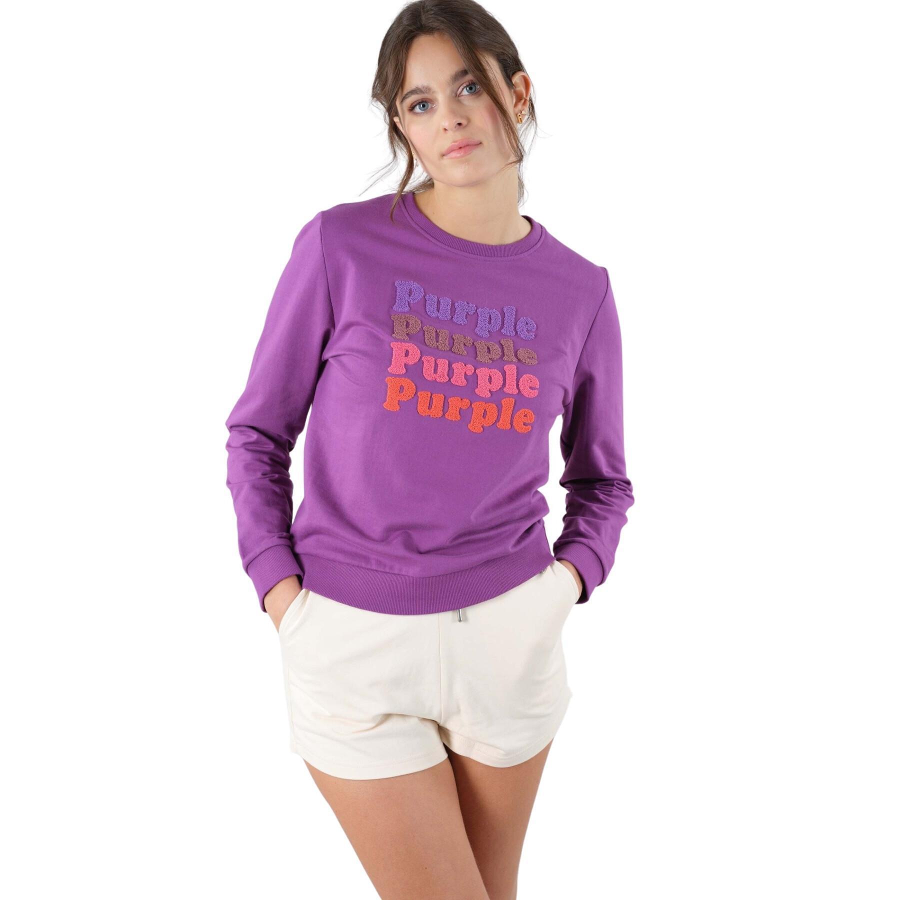 Sweatshirt woman Deeluxe Purple