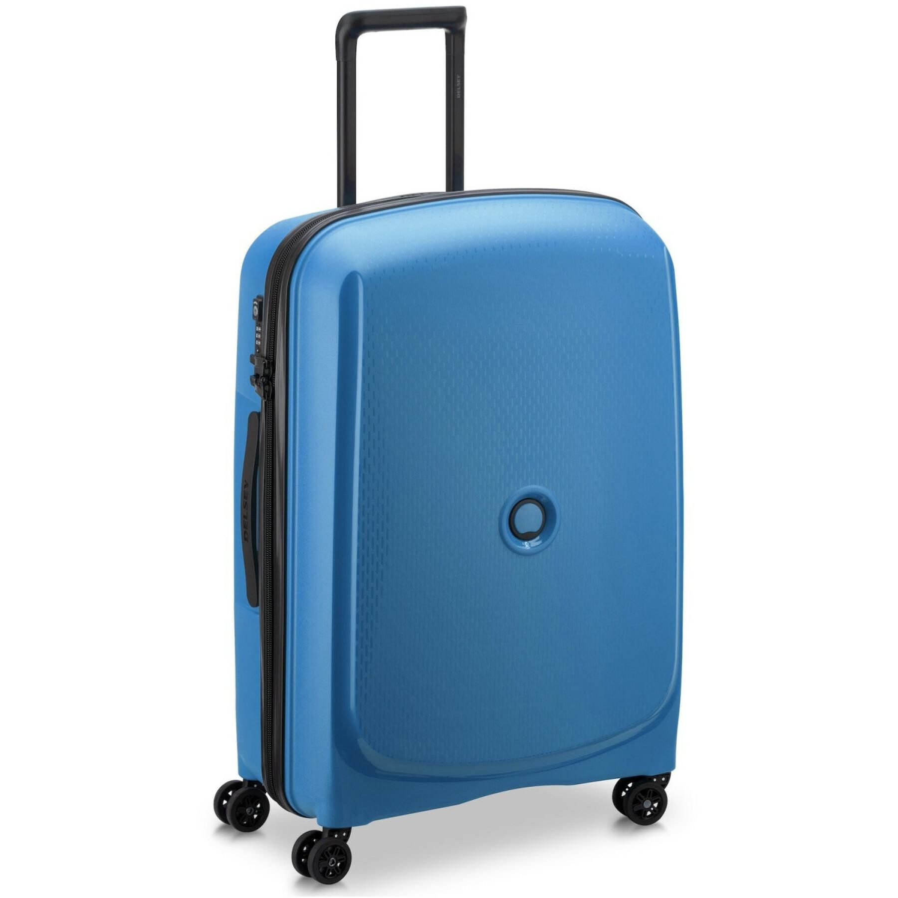 Trolley suitcase 4 double wheels Delsey Belmont + 71 cm