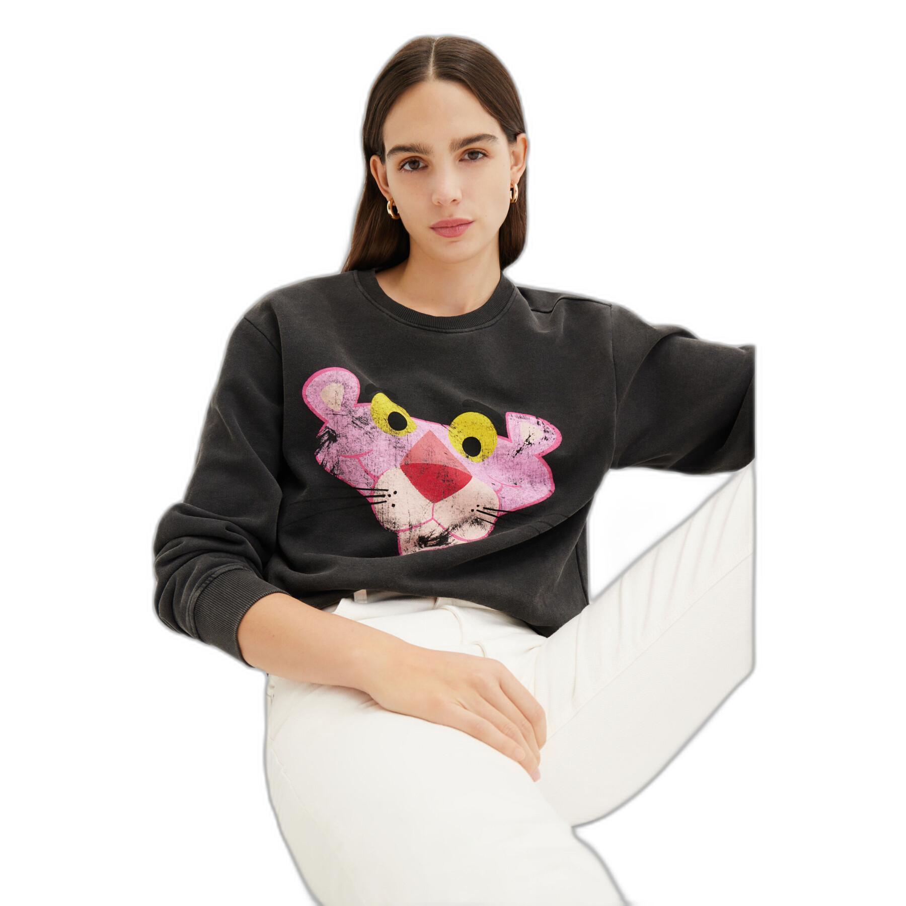 Sweatshirt woman Desigual Pink Panther