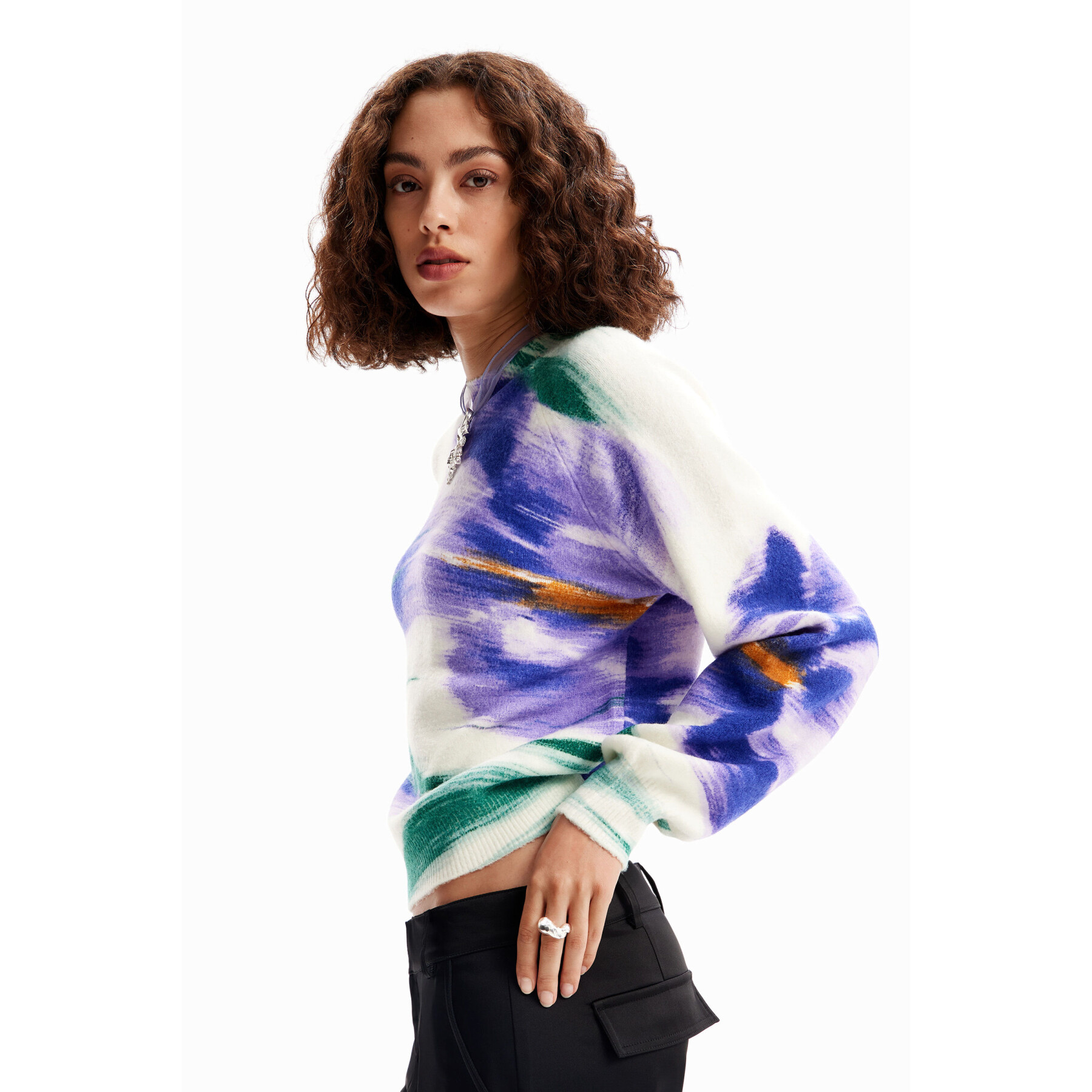 Women's floral sweater Desigual