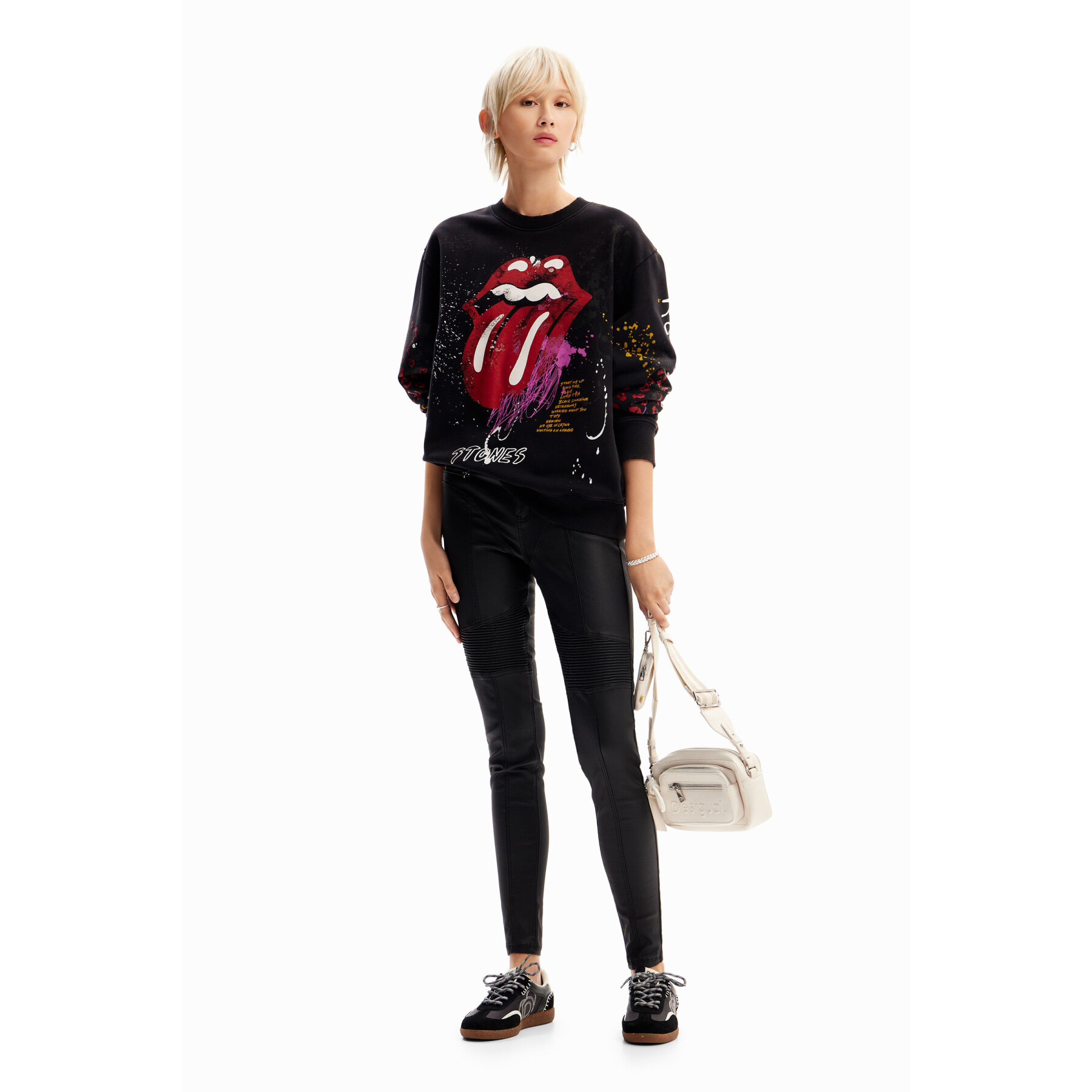 Sweatshirt woman Desigual The Rolling Stones