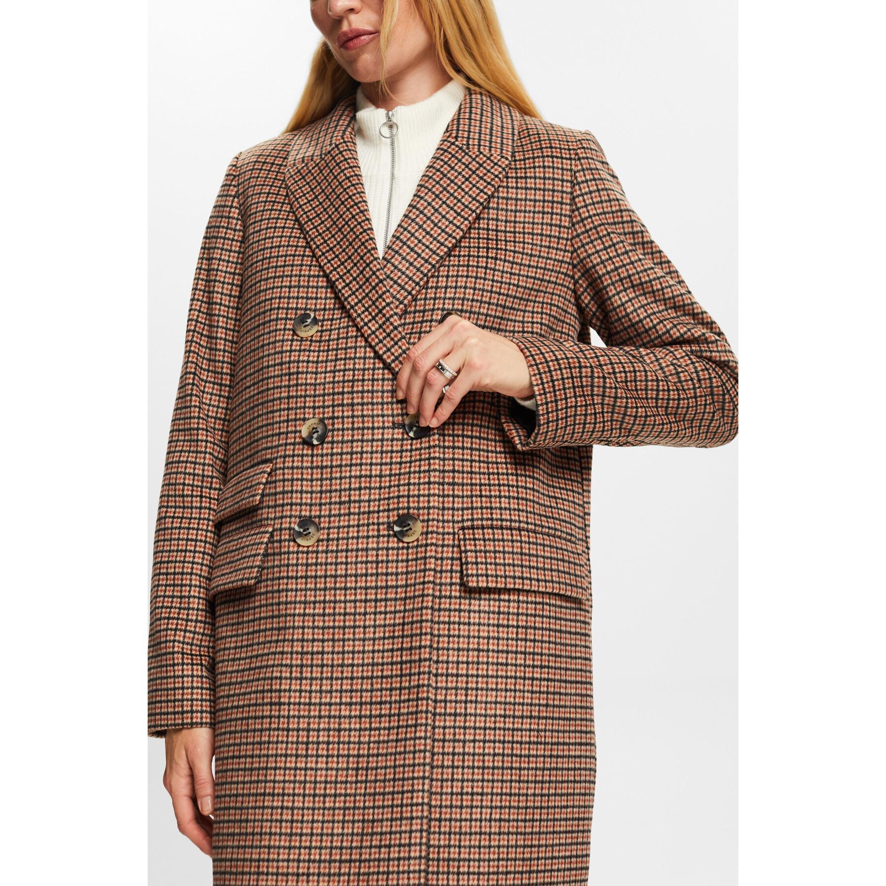 Women's coat Esprit Mini Check