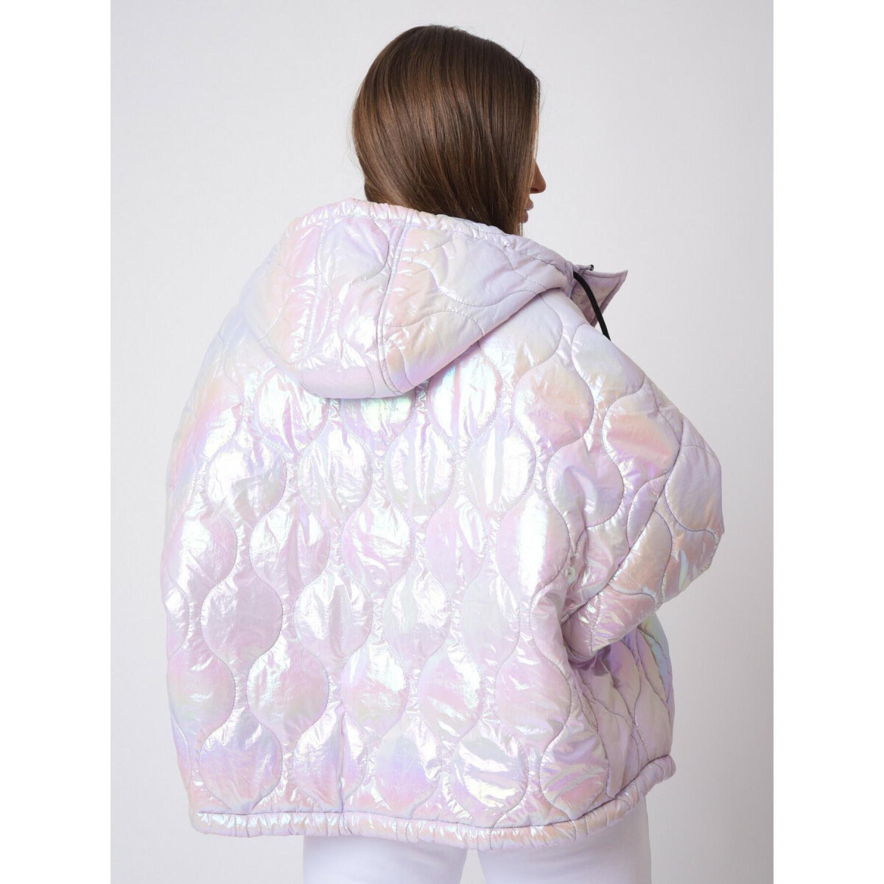 Women's quilted jacket Project X Paris zig-zap