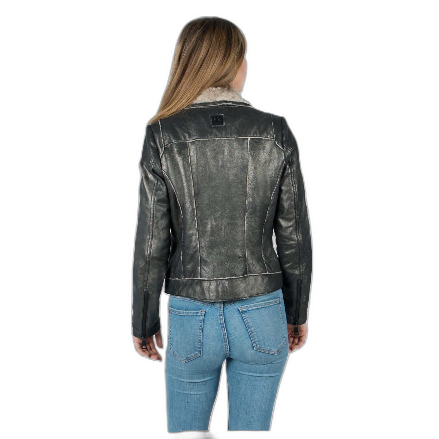 Leather jacket woman Freaky Nation Being in Love