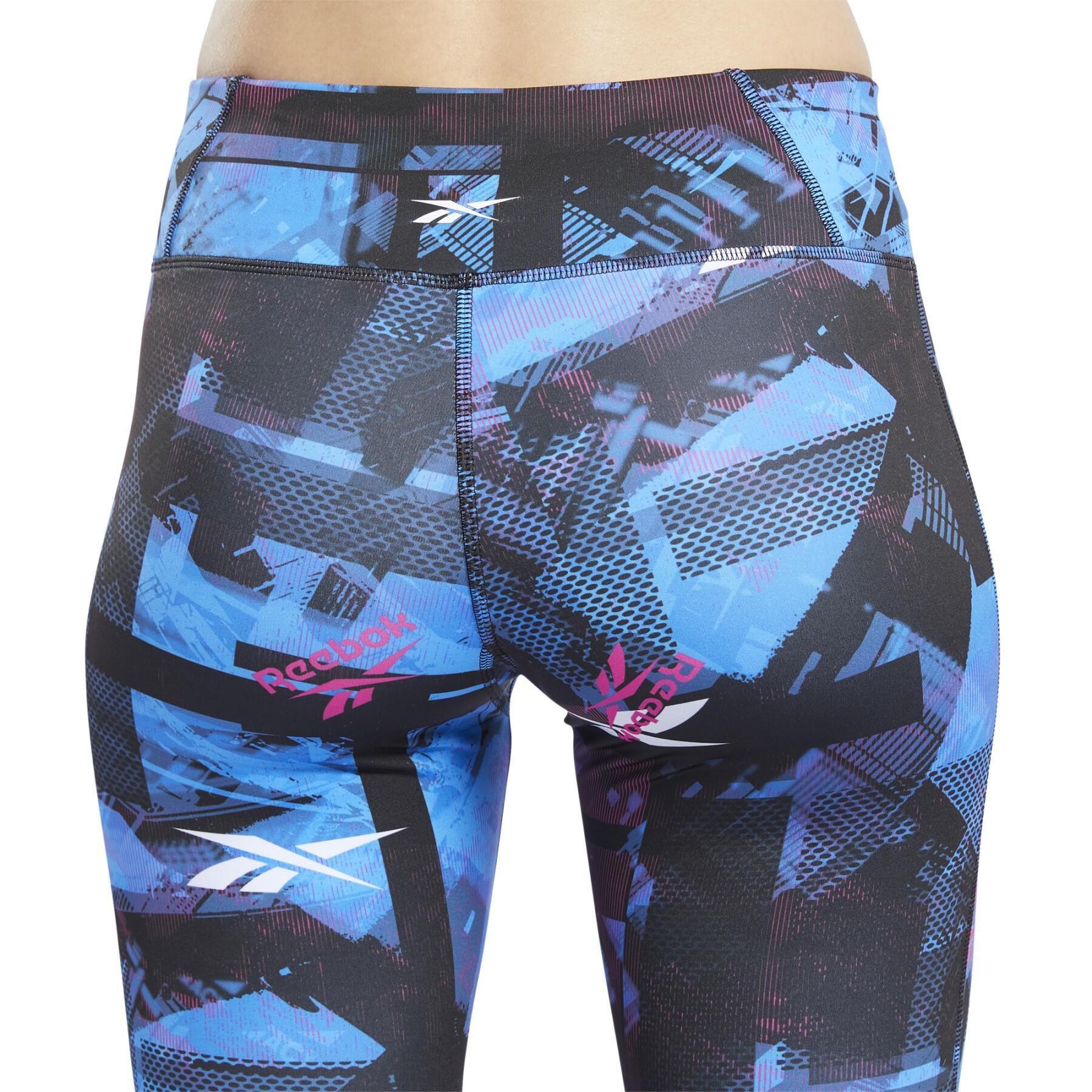 Women's tights Reebok Workout Ready MYT Printed