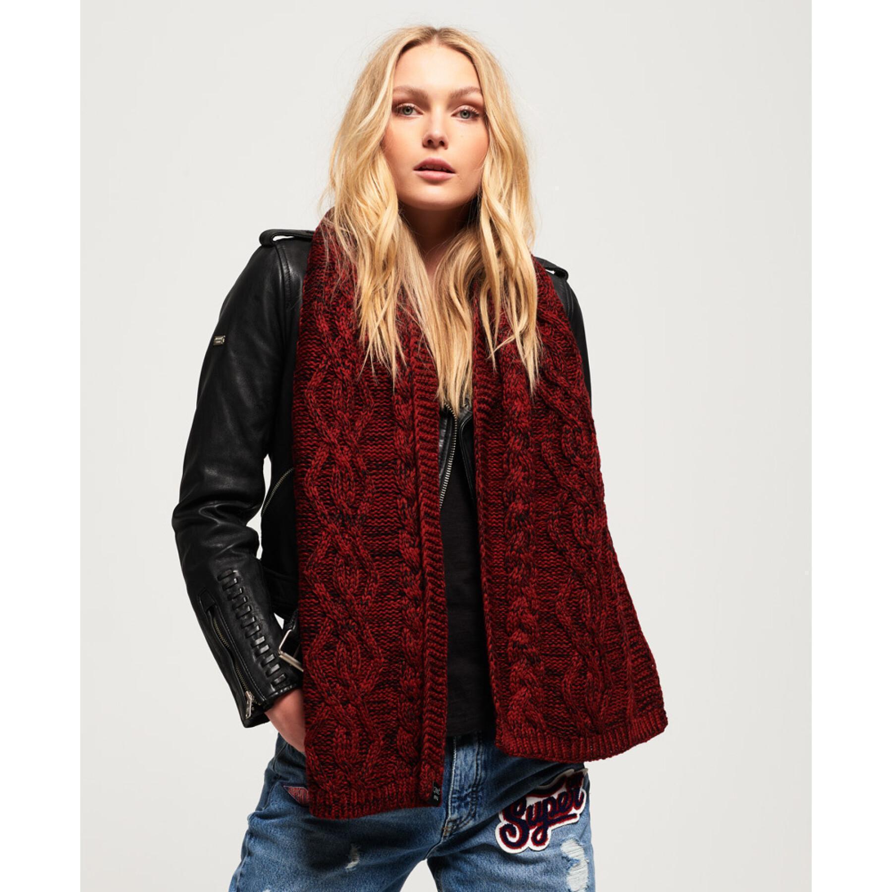 Women's knitted scarf Superdry Arizona