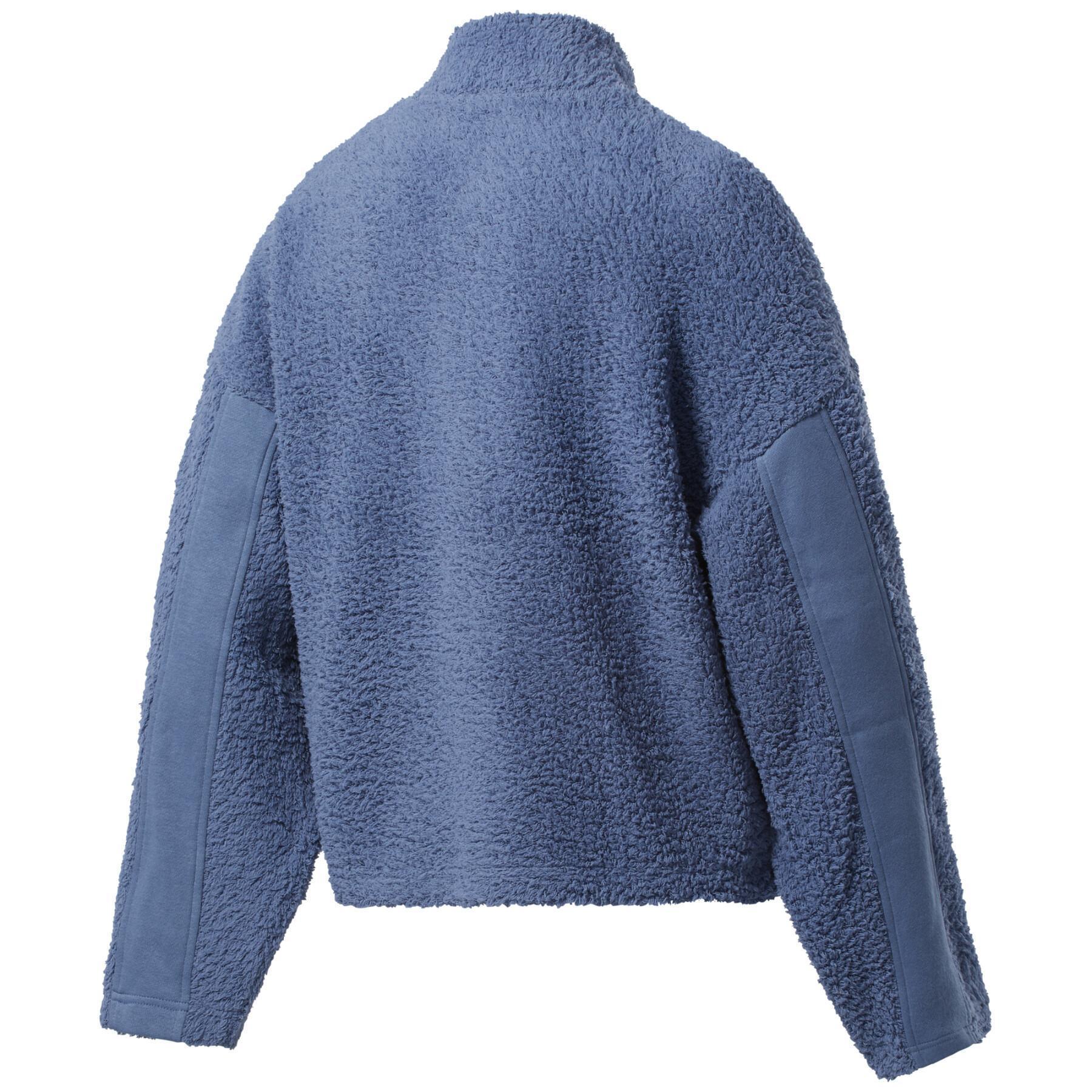 Women's fleece Reebok MYT Cozy Fleece Quarter-Zip