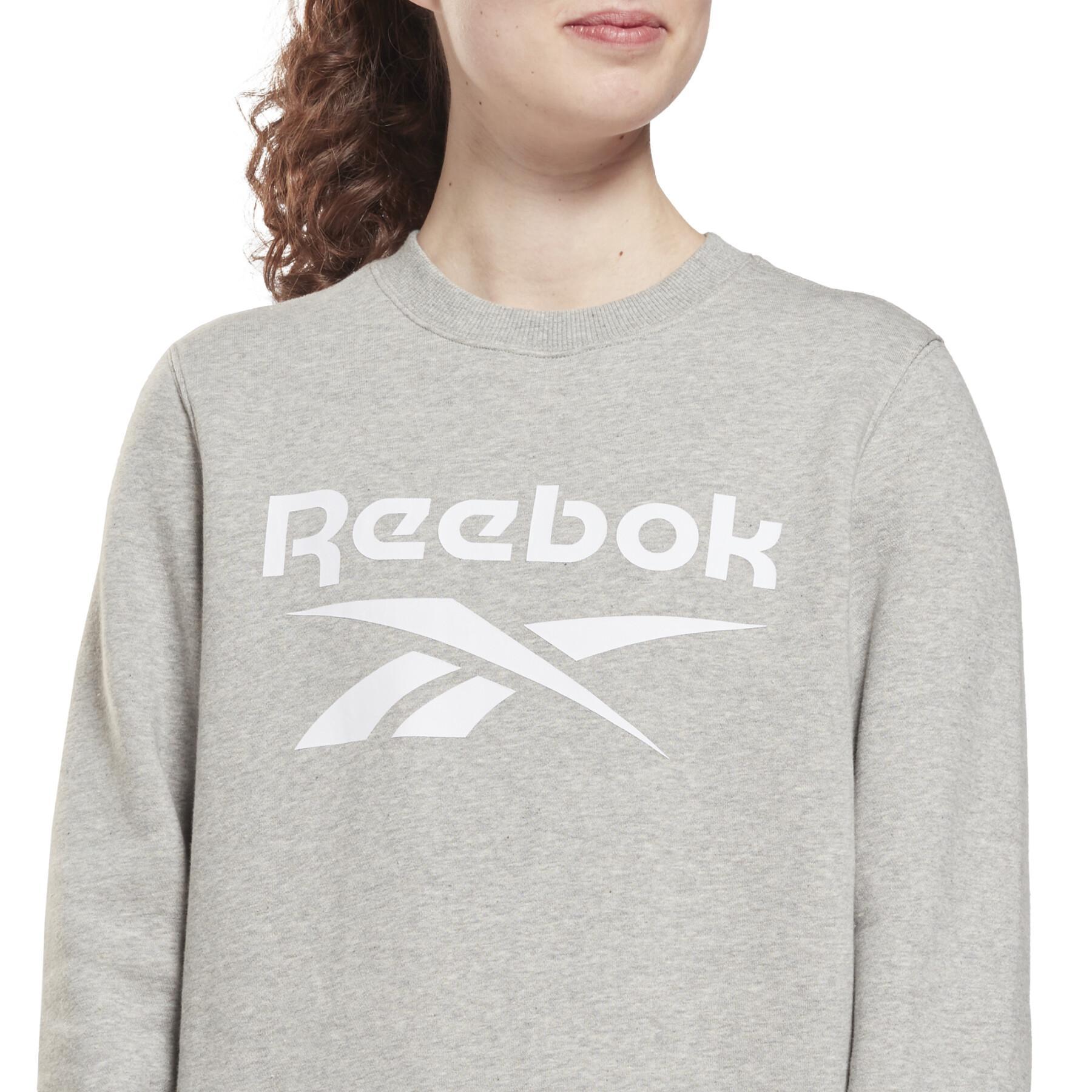 Women's fleece sweatshirt Reebok Crewneck Identity Logo