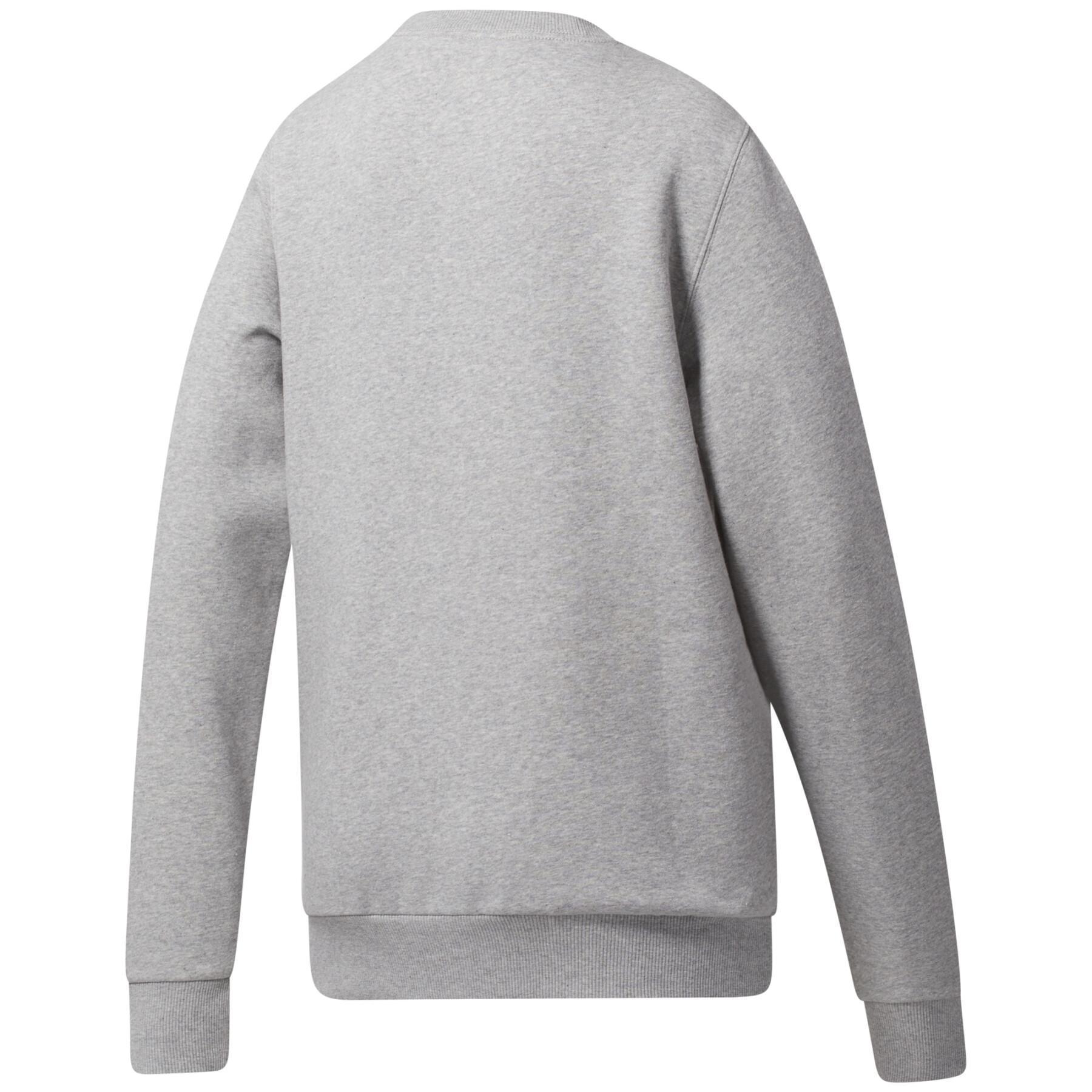 Women's fleece sweatshirt Reebok Crewneck Identity Logo