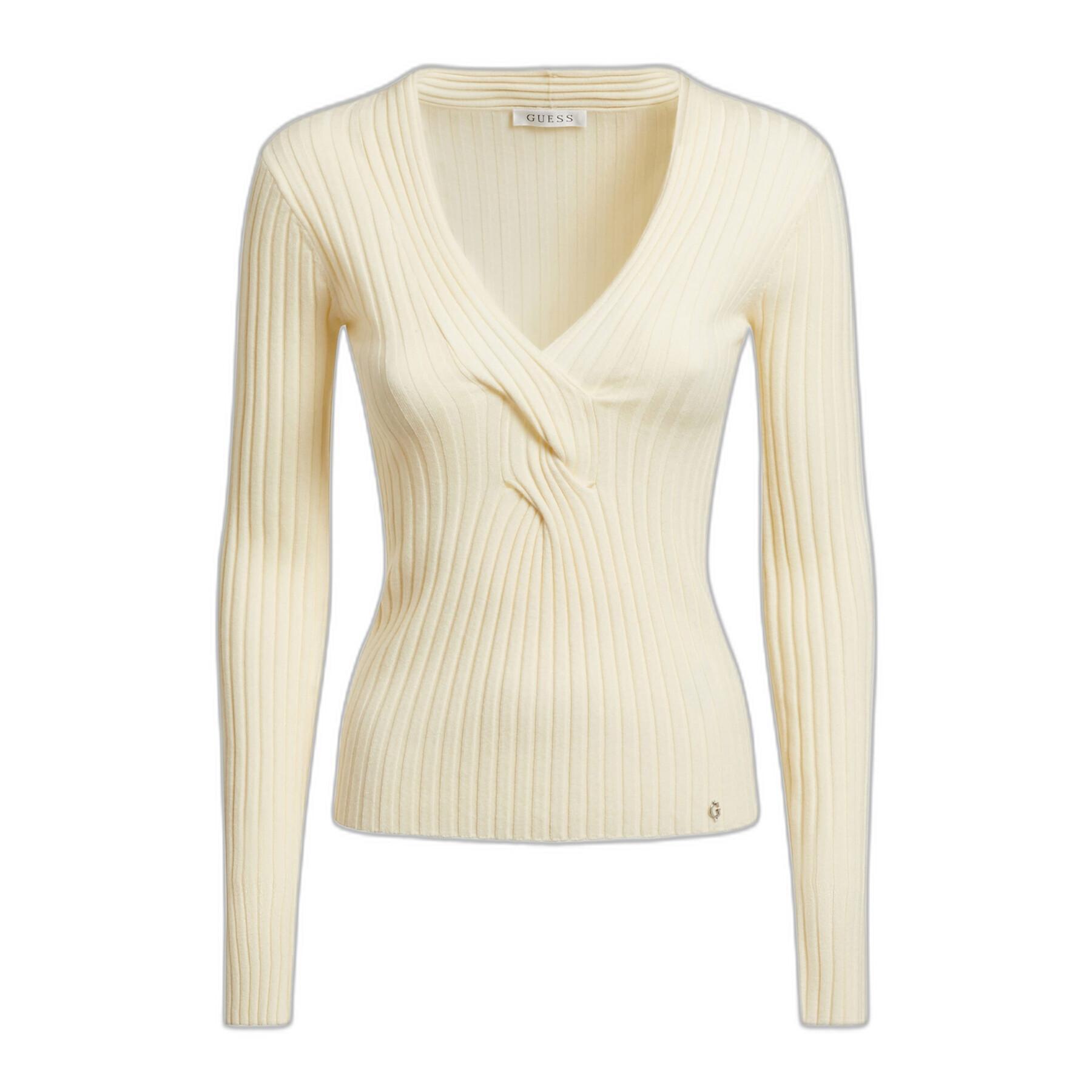 Women's v-neck sweater Guess Ines