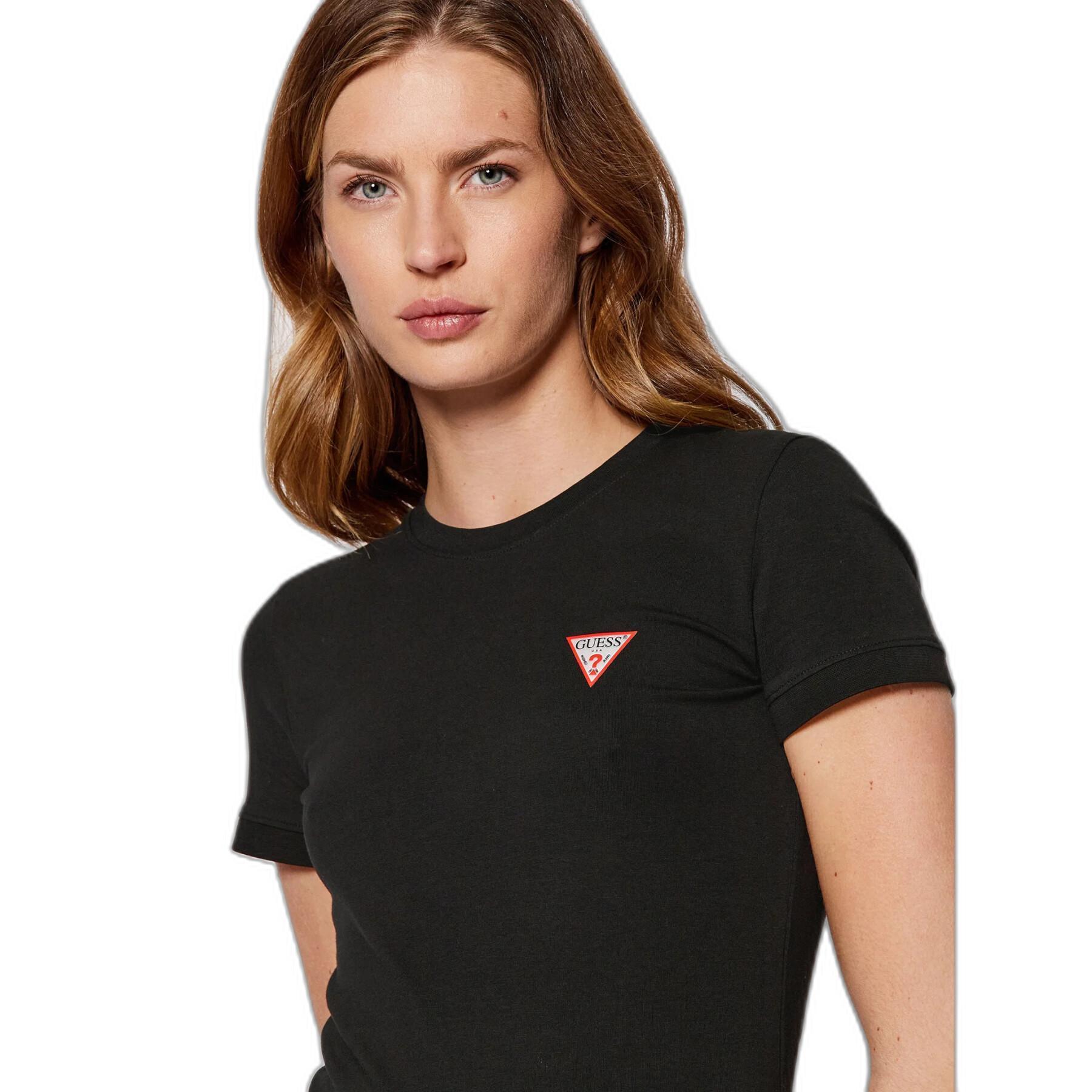 Women's T-shirt Guess Logo Mini Triangle