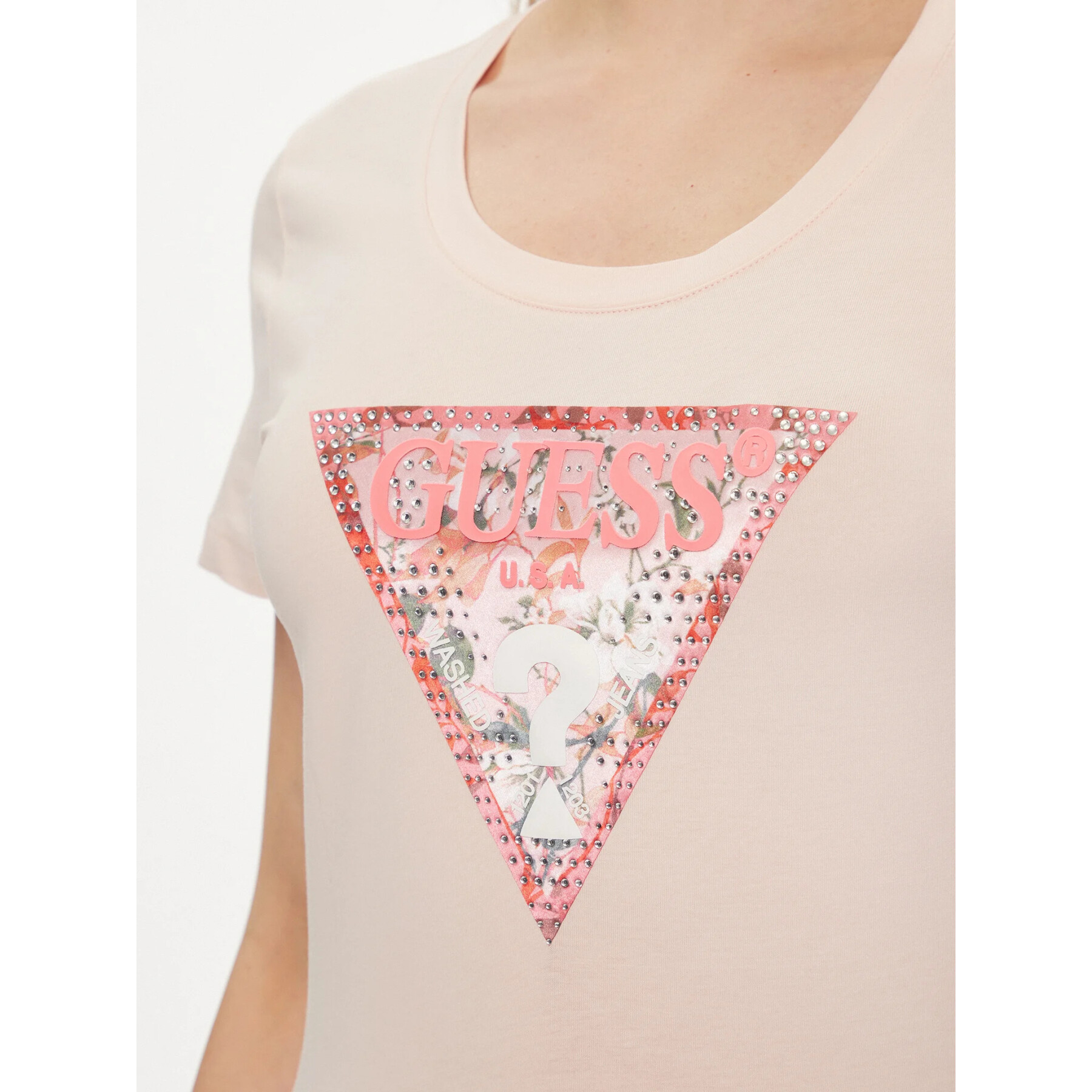 Women's T-shirt Guess Triangle