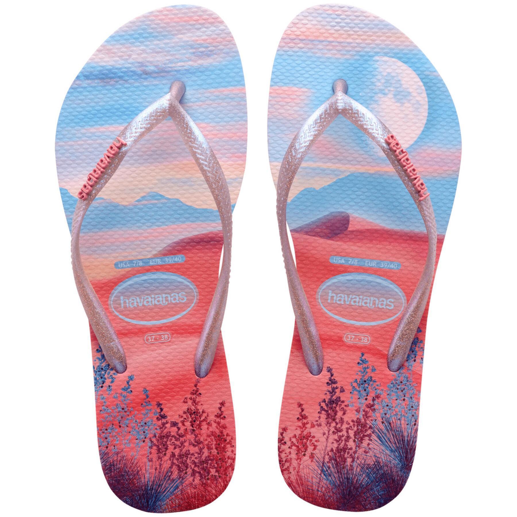 Women's flip-flops Havaianas Slim Paisage
