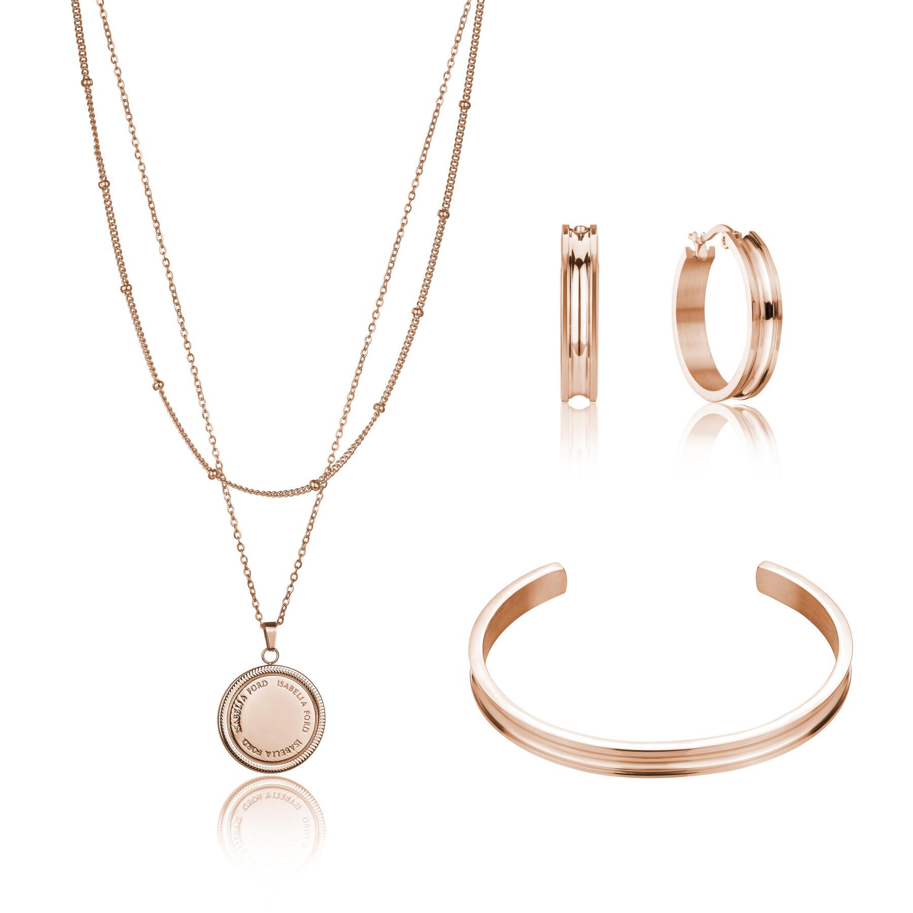 Necklace, bracelet and earrings set Isabella Ford Livia