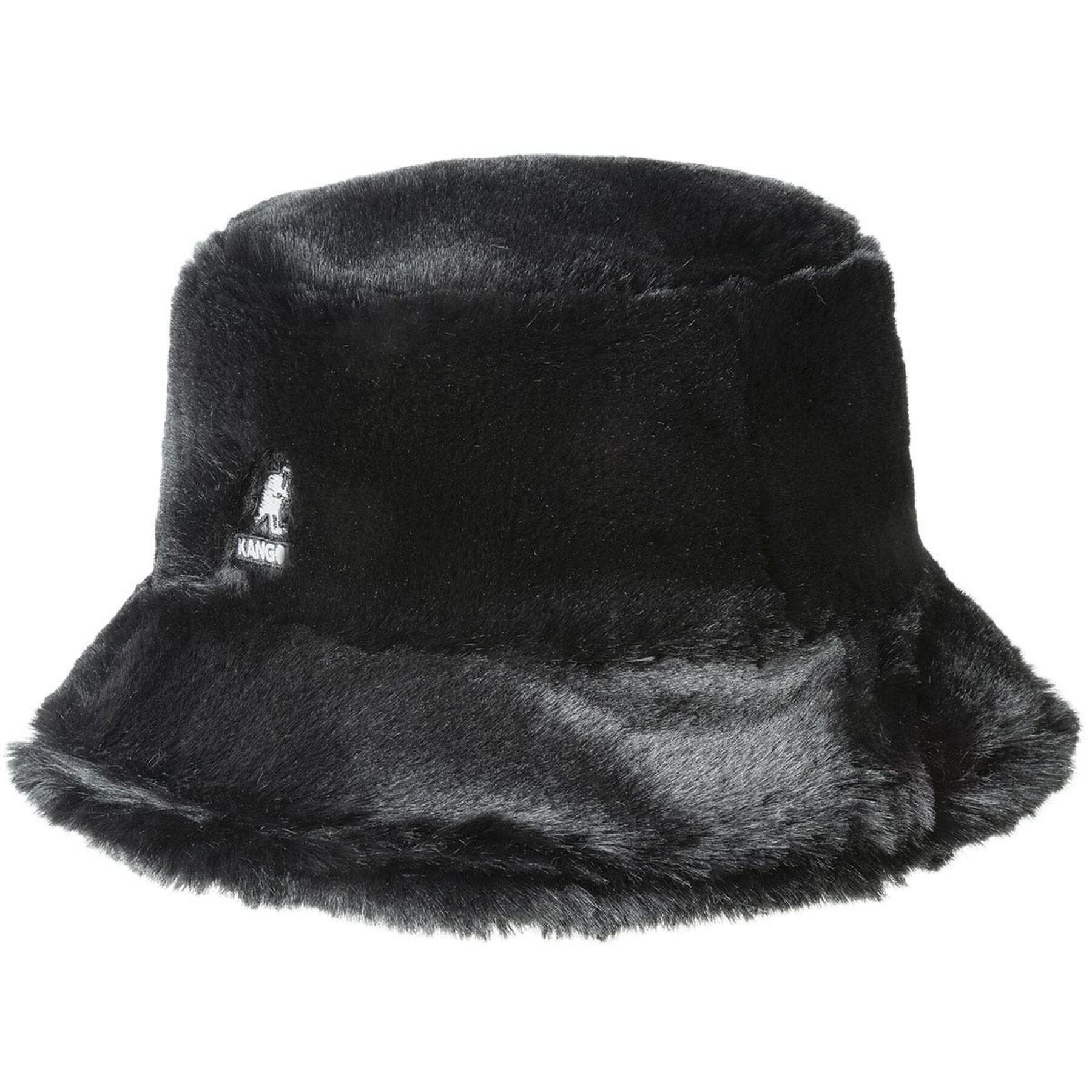 Kangol women's faux fur bucket hat