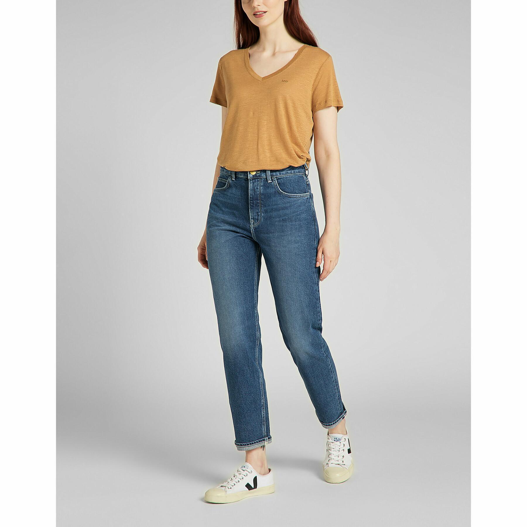 Women's jeans Lee Carol Button Fly in Mid Newberry