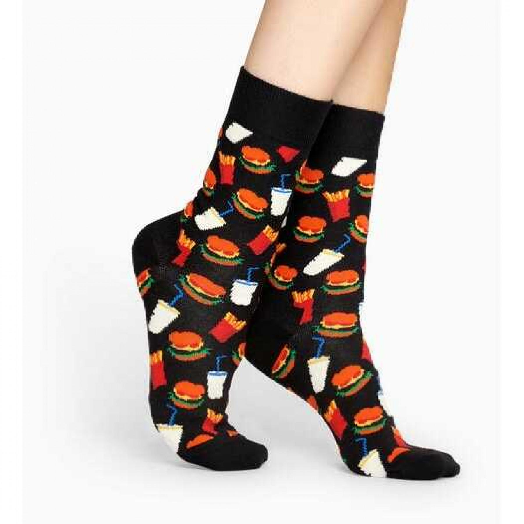 Happy Sock Hamburger Socks