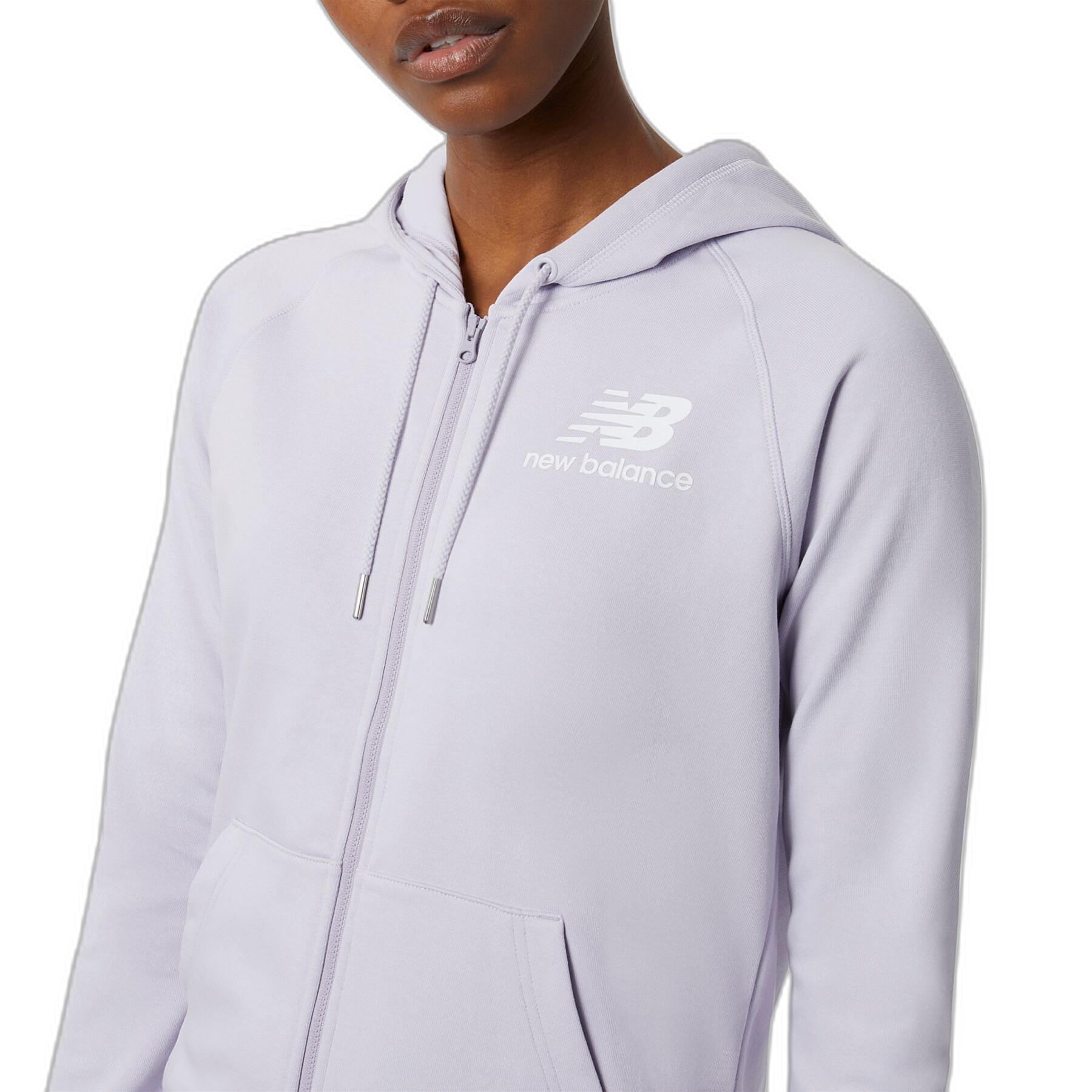 Women's zip-up hoodie New Balance Essentials