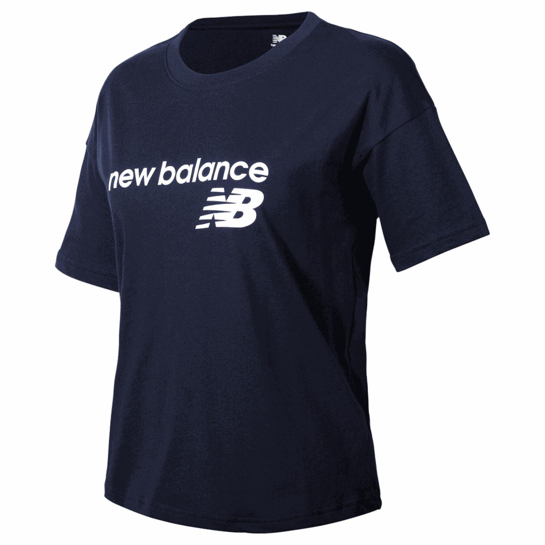 Women's T-shirt New Balance Classic Core Stacked