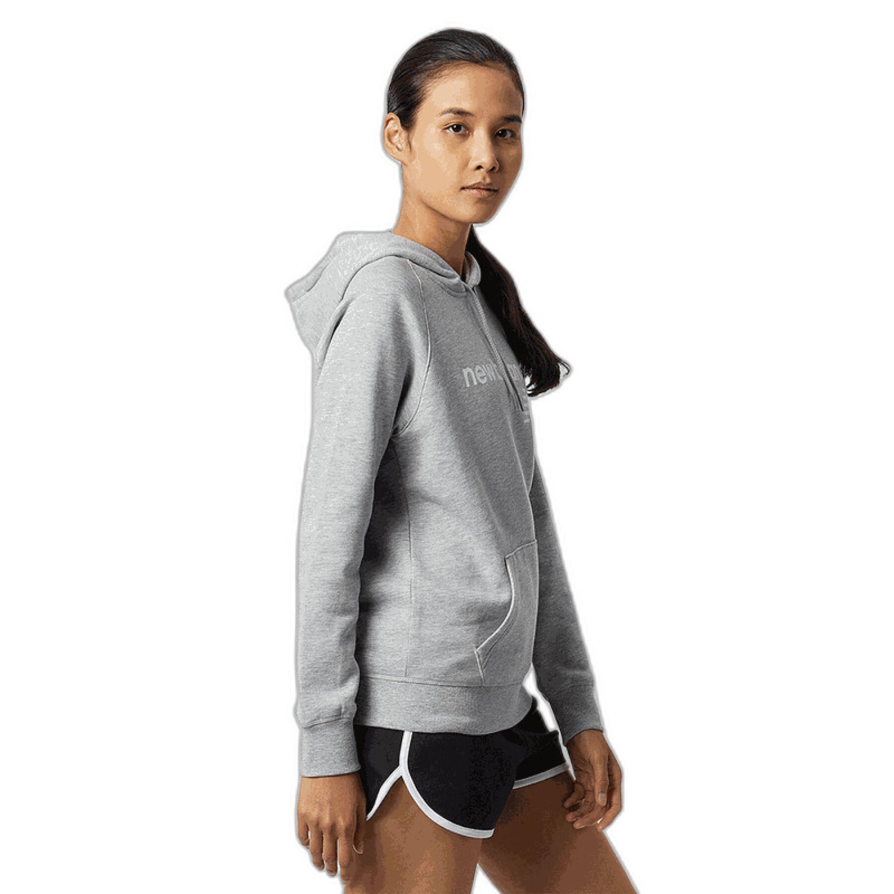 Women's fleece hooded sweatshirt New Balance Classic Core