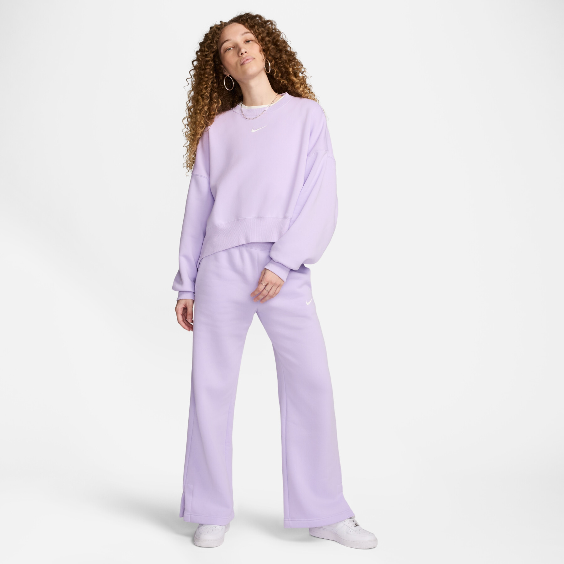 Loose-fitting high-waisted sweatpants for women Nike Phoenix Fleece