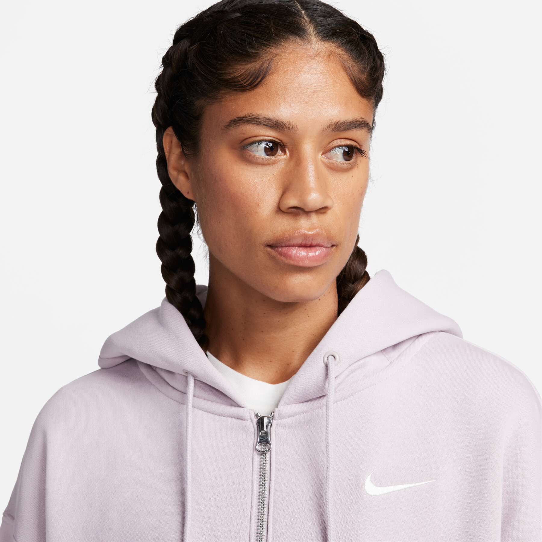 Women's oversized hooded zip sweatshirt Nike Phoenix Fleece