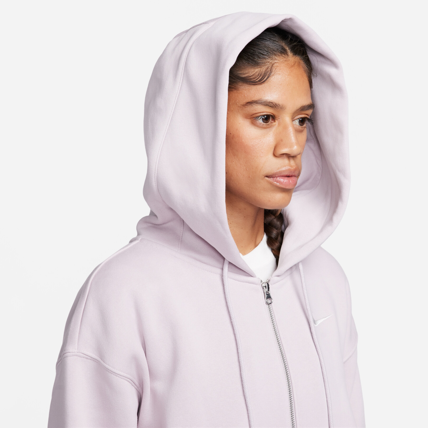 Women's oversized hooded zip sweatshirt Nike Phoenix Fleece