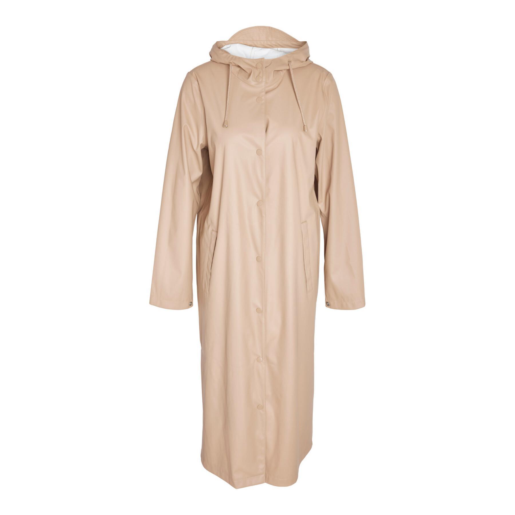 Long waterproof coat for women Noisy May NMSKY
