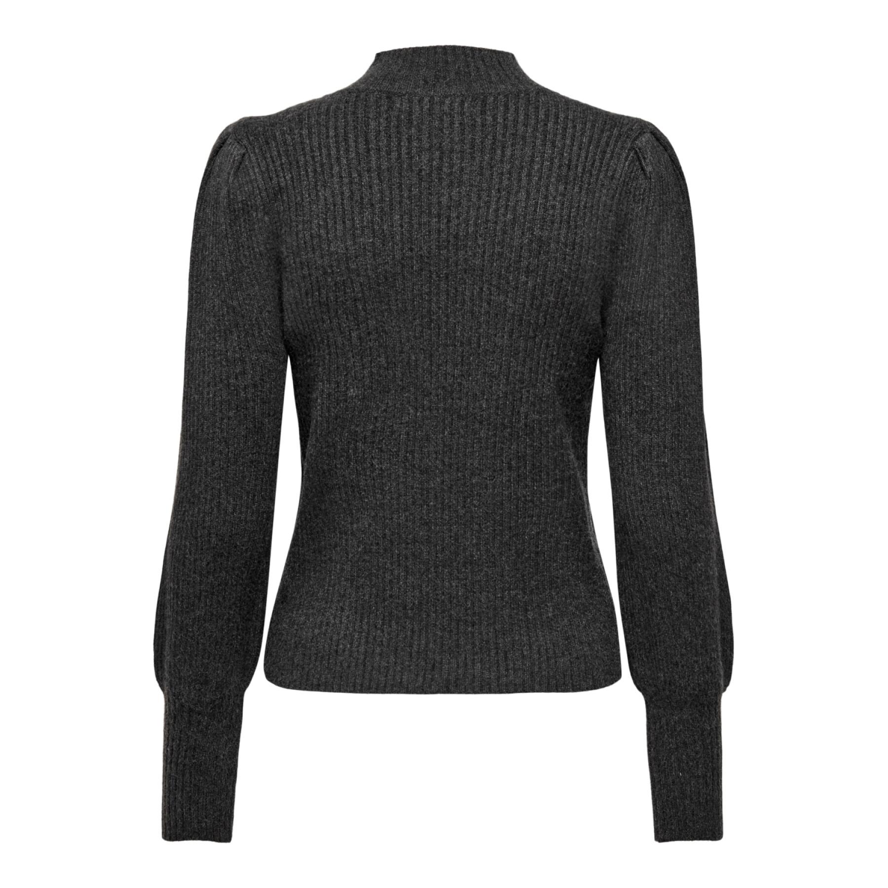 Women's knitted high neck sweater Only Katia