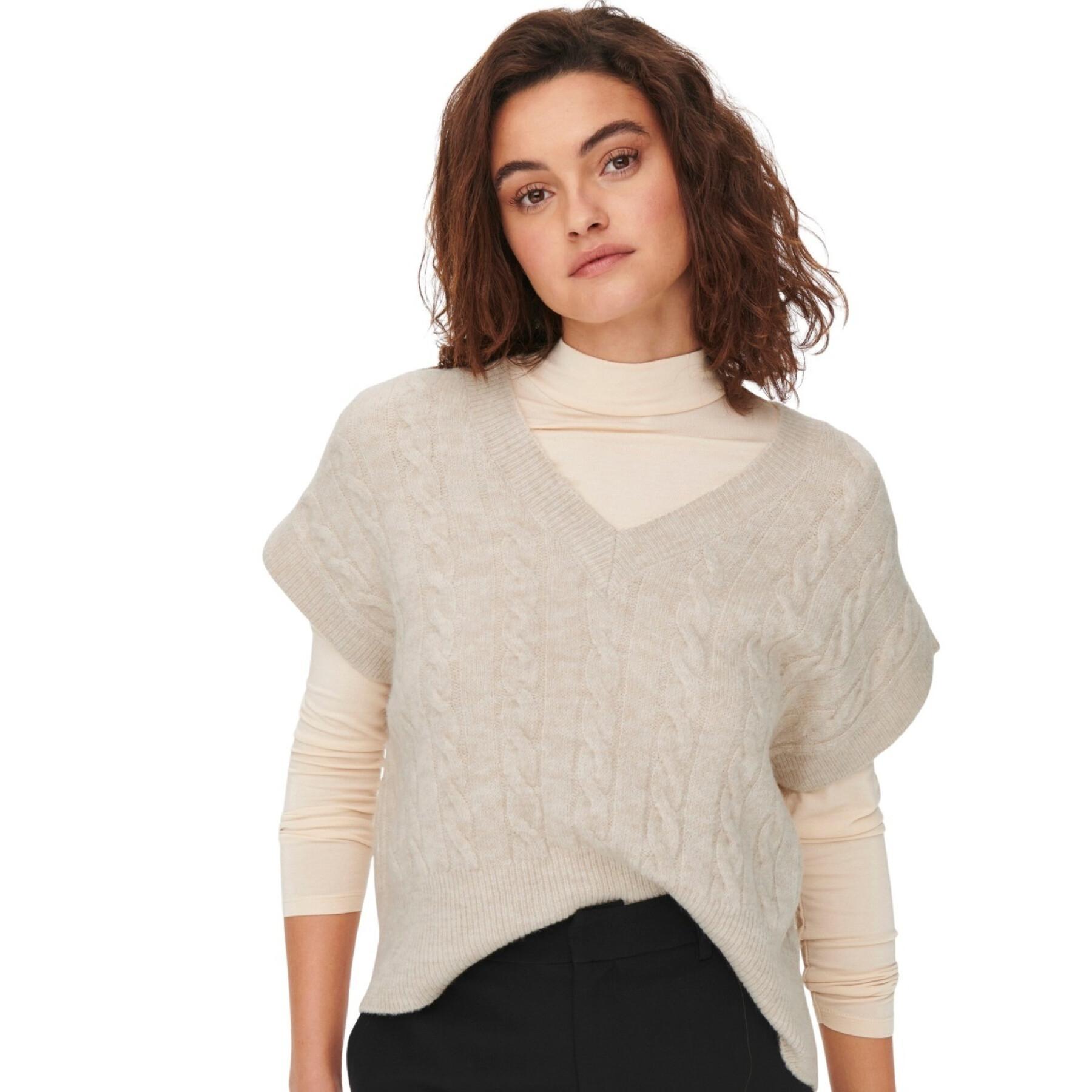 Women's sleeveless sweater Only Melody
