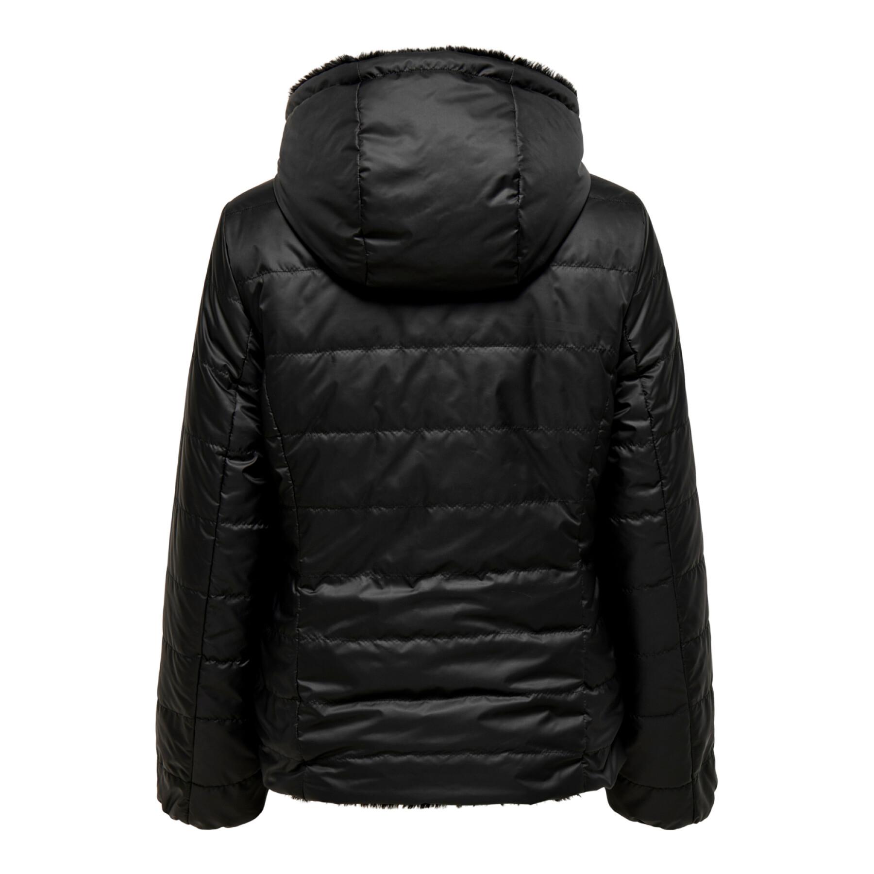 Women's reversible down jacket Only Michele