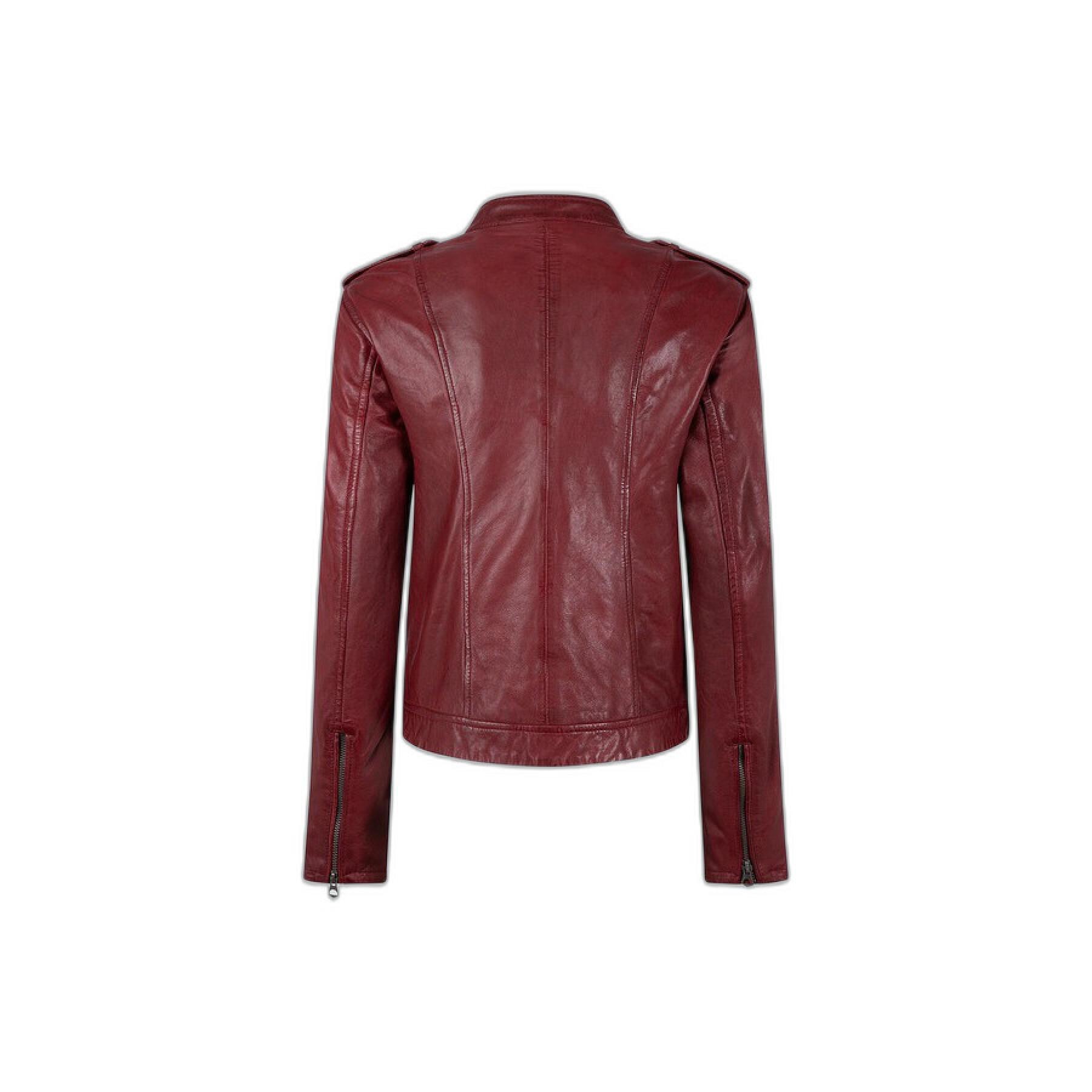 Leather jacket woman Pepe Jeans Danna