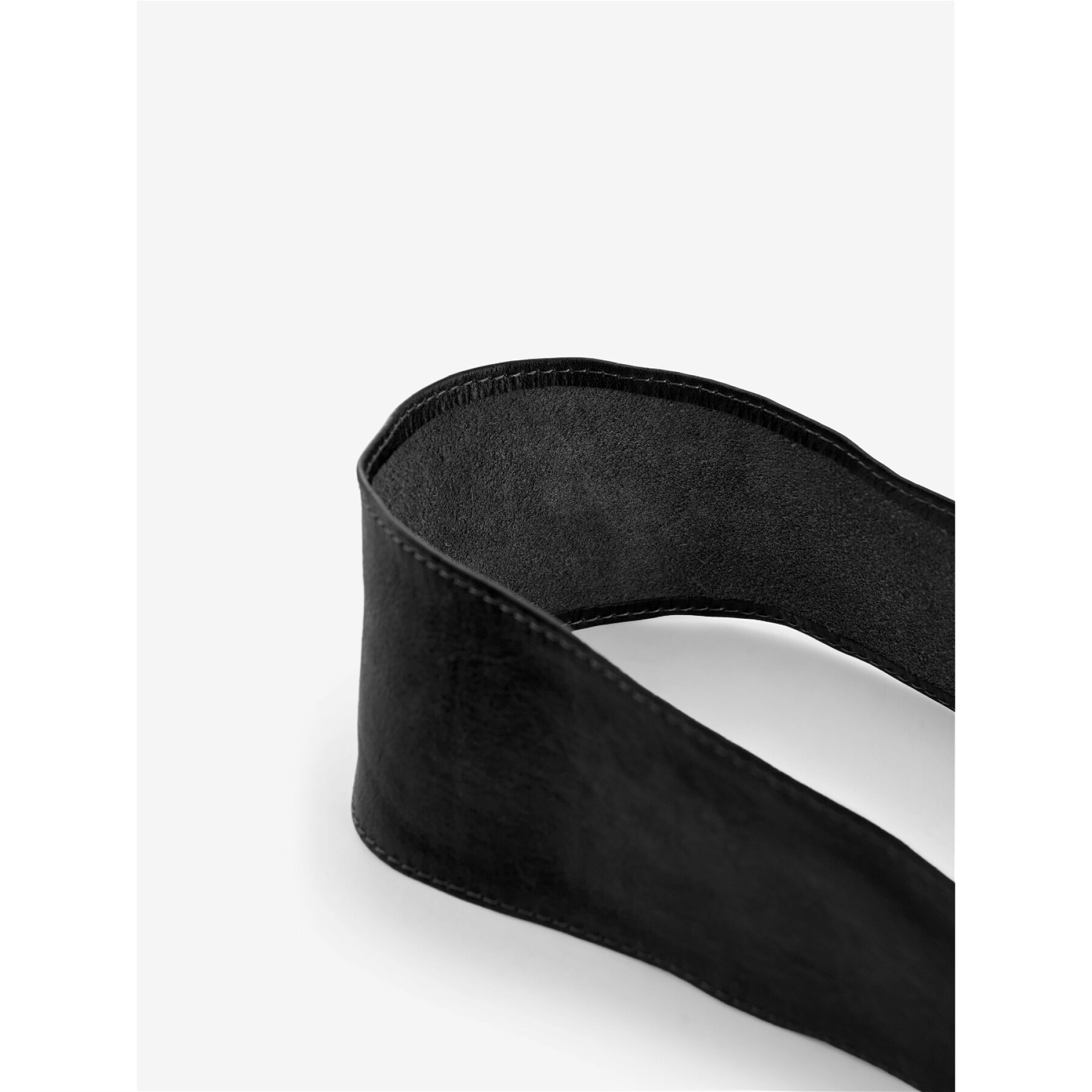 Women's leather belt Pieces Vibs