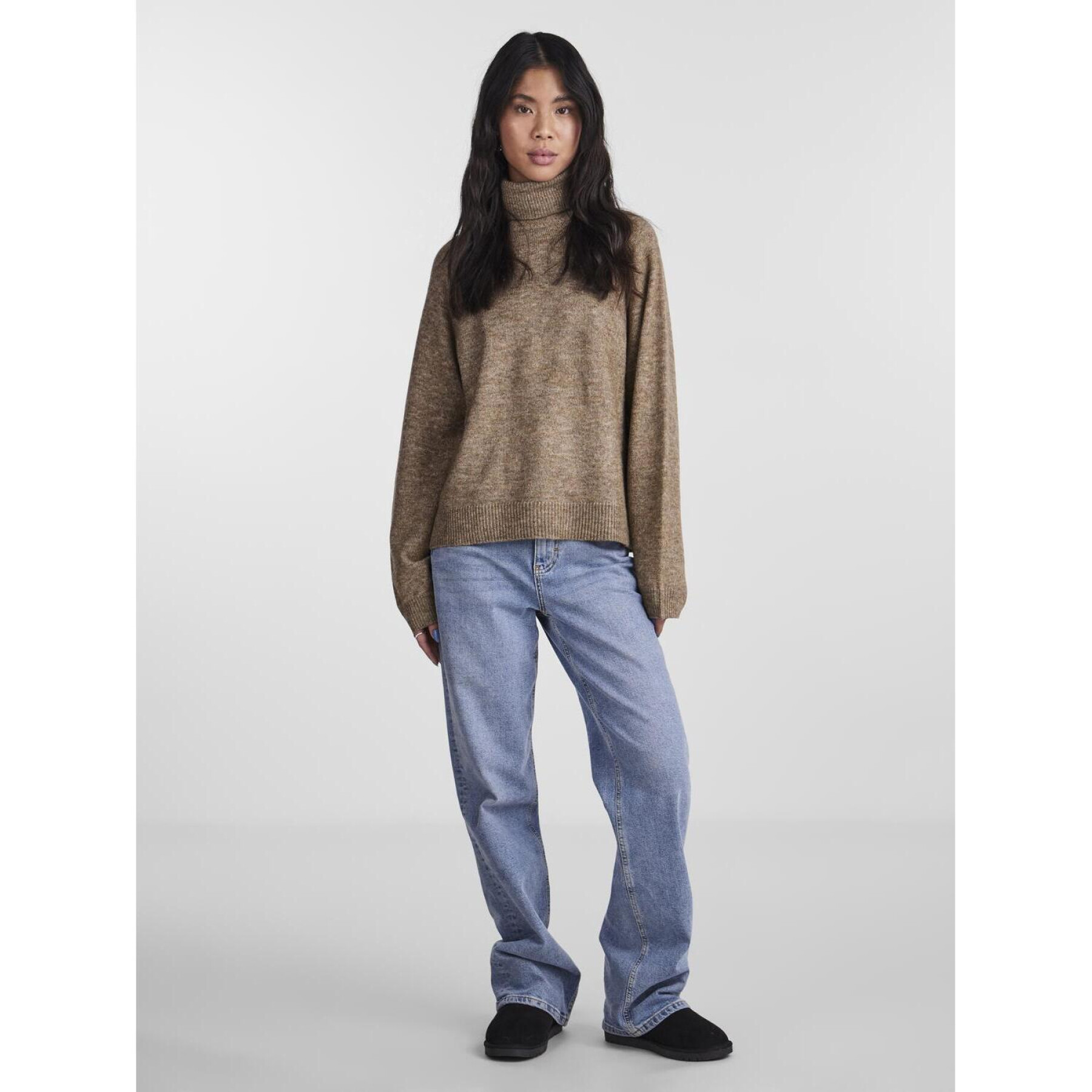 Women's long-sleeve sweater Pieces Juliana