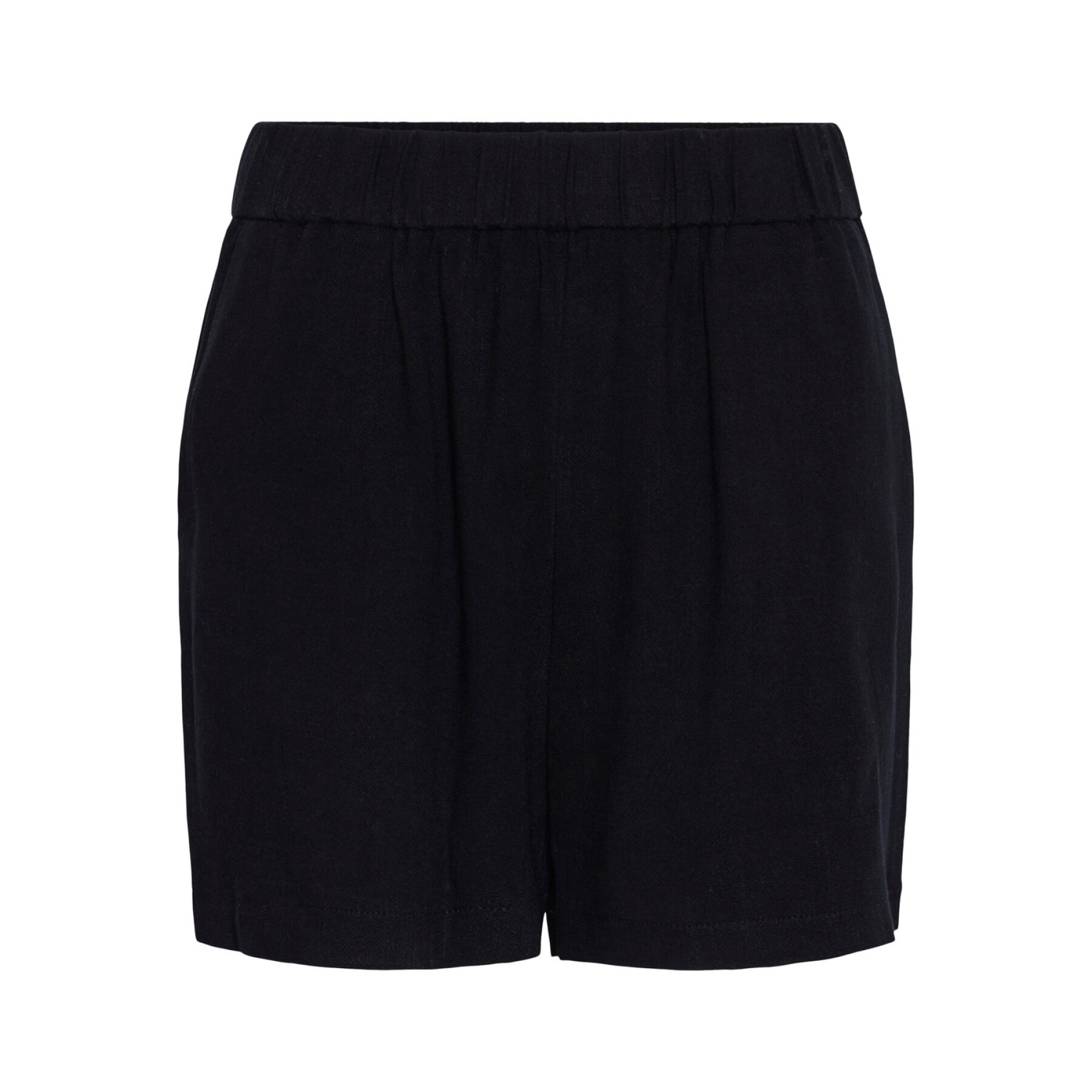 Women's linen shorts Pieces Vinsty HW Noos BC