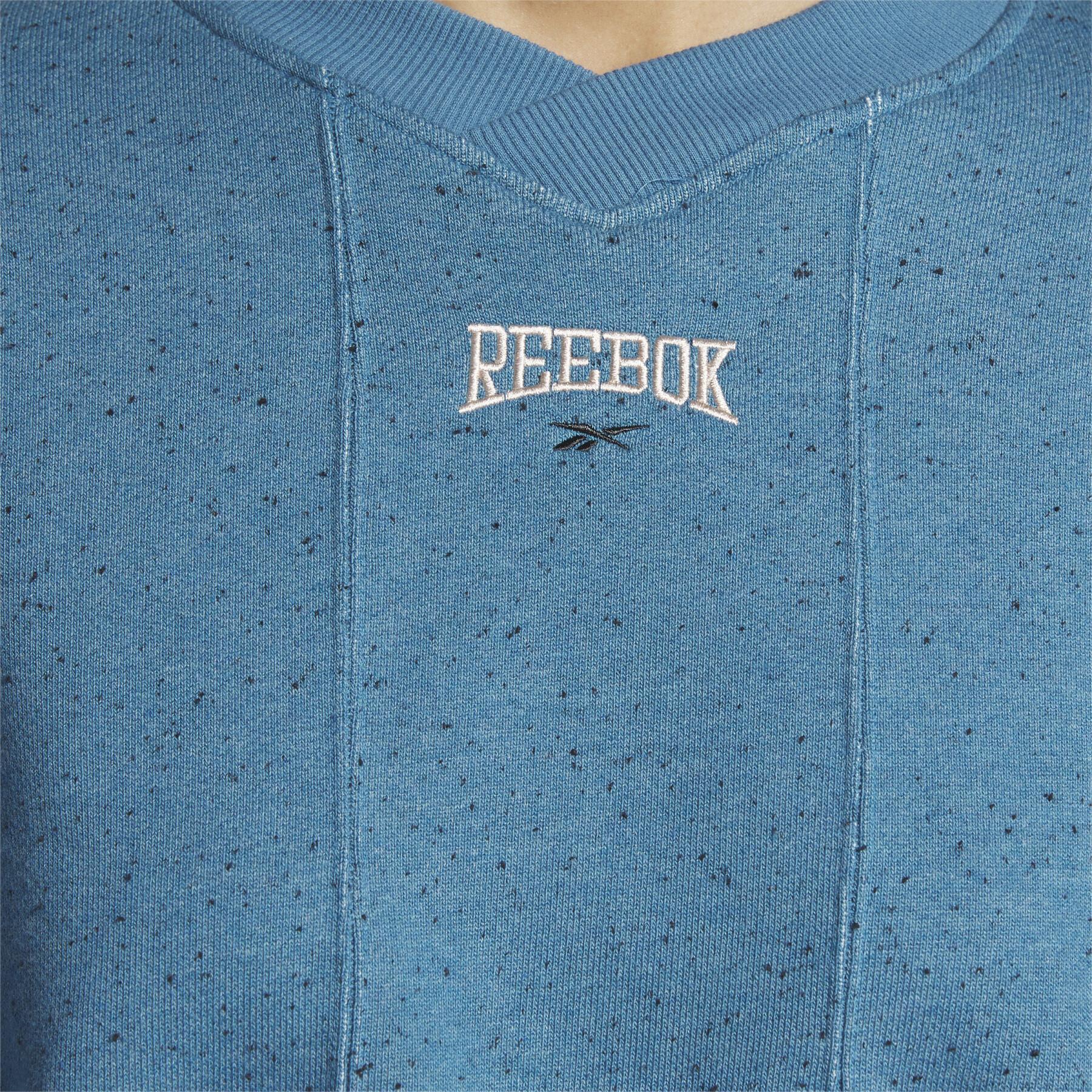 Sweatshirt round neck woman Reebok Classics Varsity