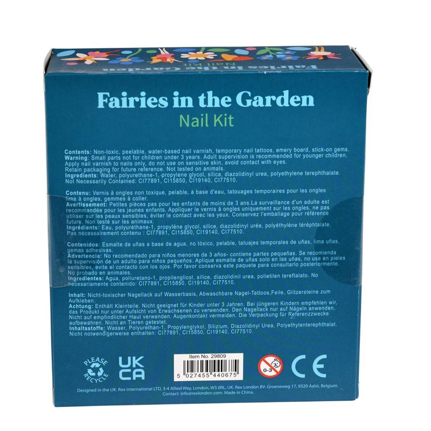Kit for children's nails Rex London Fairies In The Garden