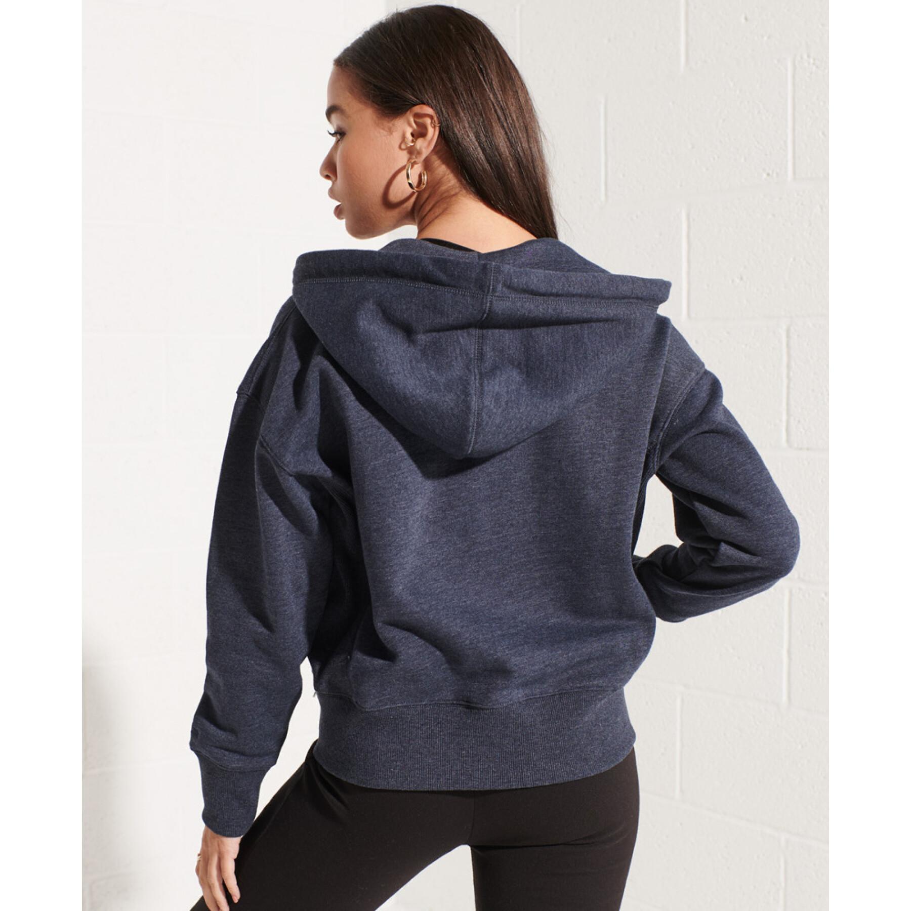 Women's hooded sweatshirt Superdry Code Essential