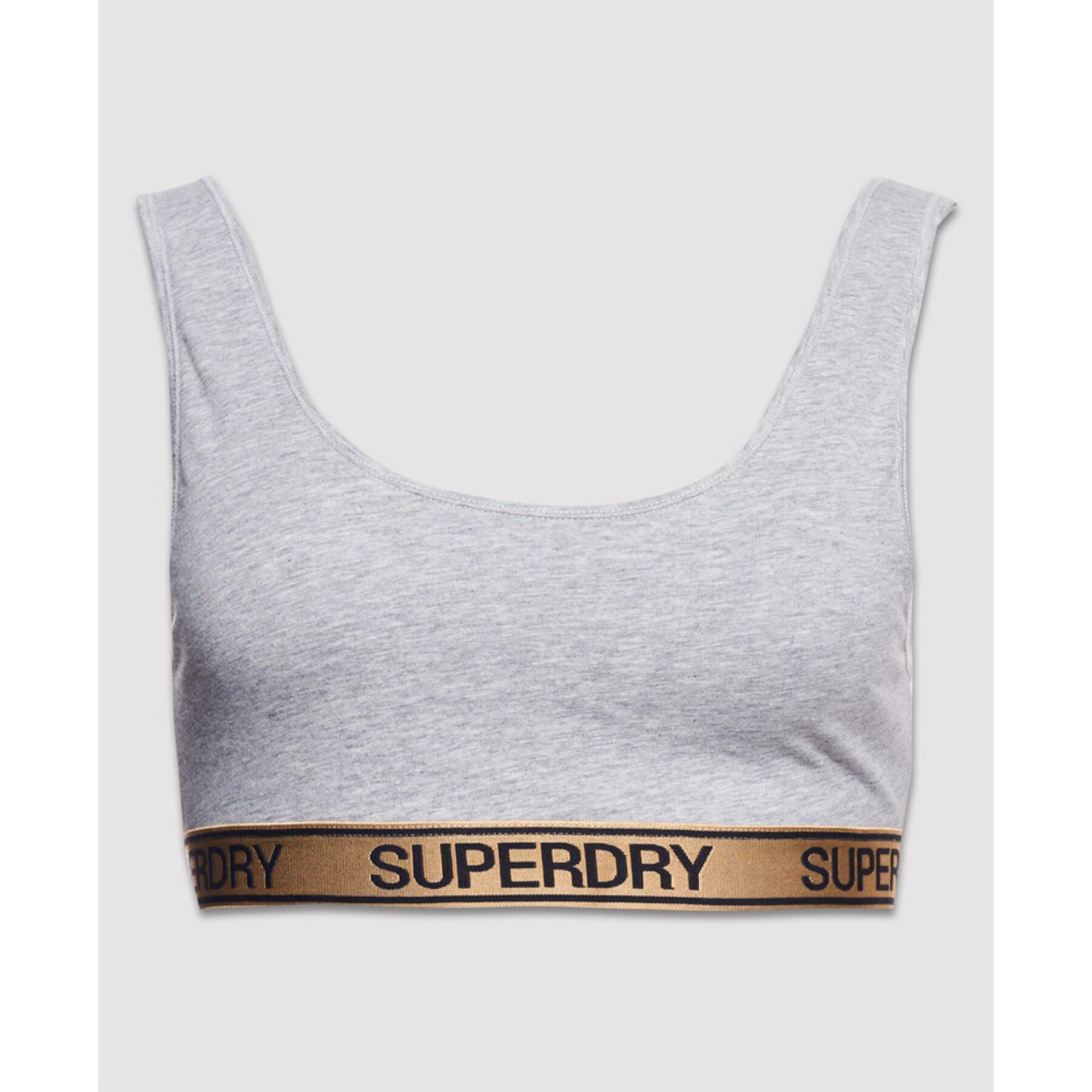 Women's organic cotton bra Superdry Grace Super (x2)