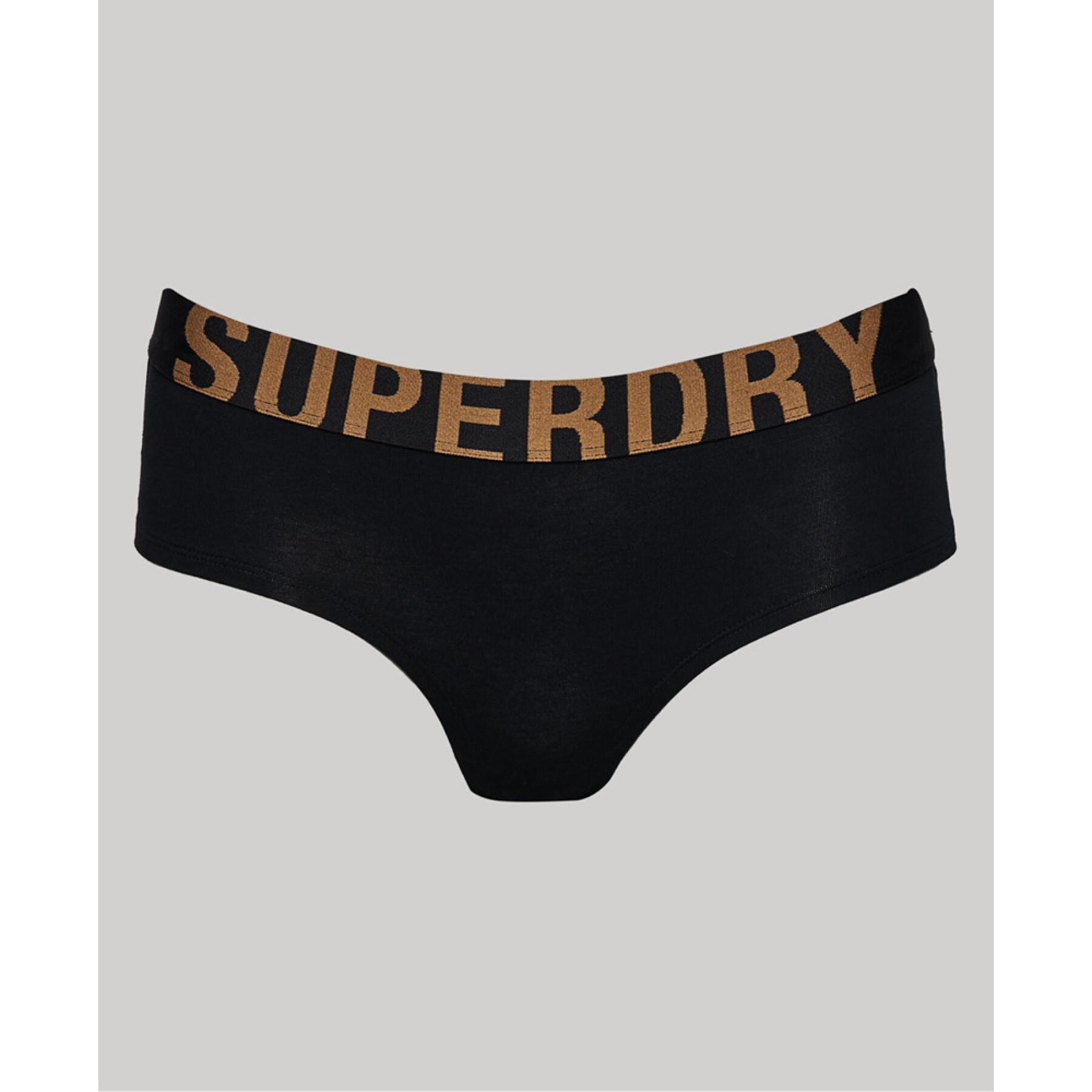 Women's logo low waist underwear Superdry