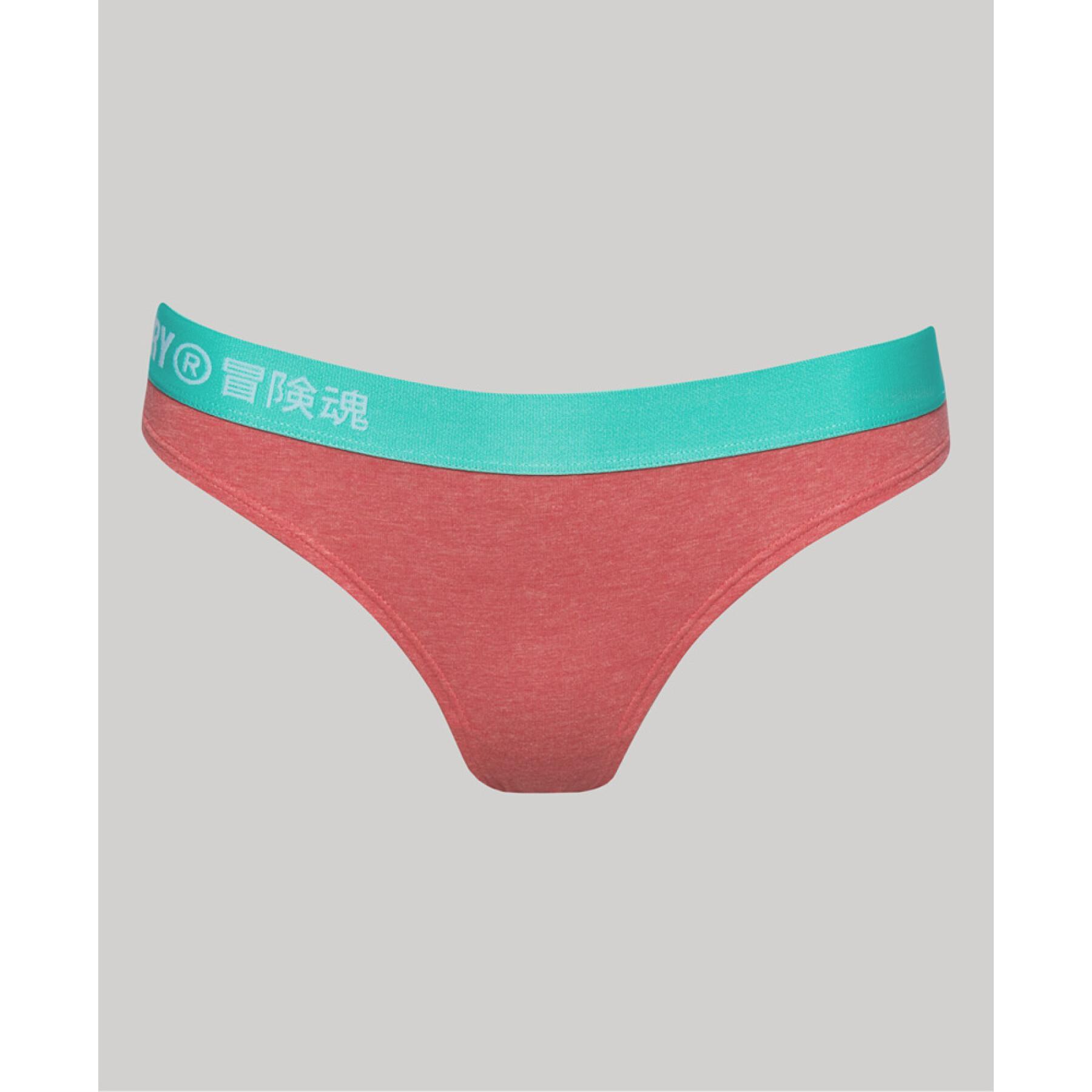 Organic cotton underwear for women Superdry Offset Logo