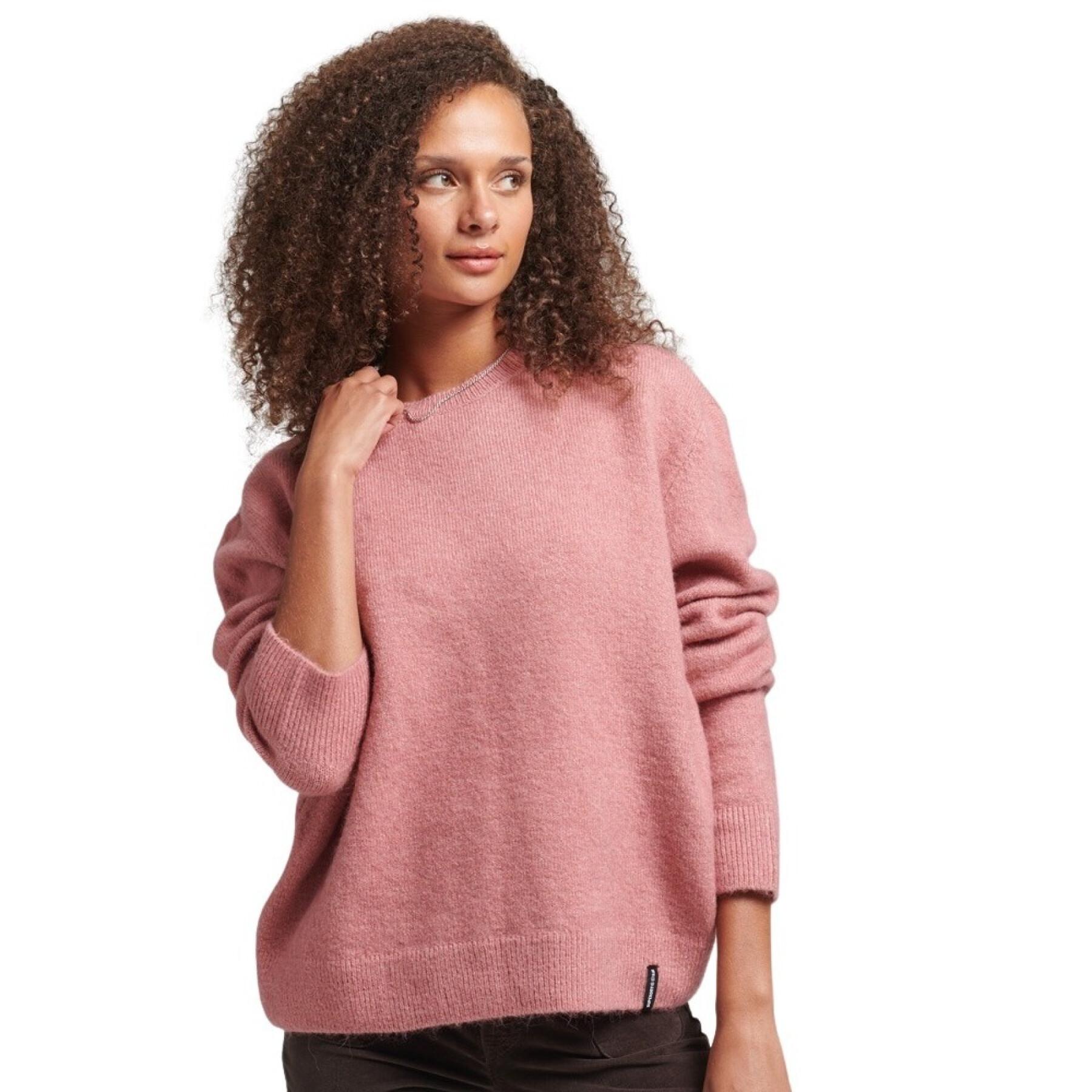 Women's ultra-soft crew neck sweater Superdry Essential