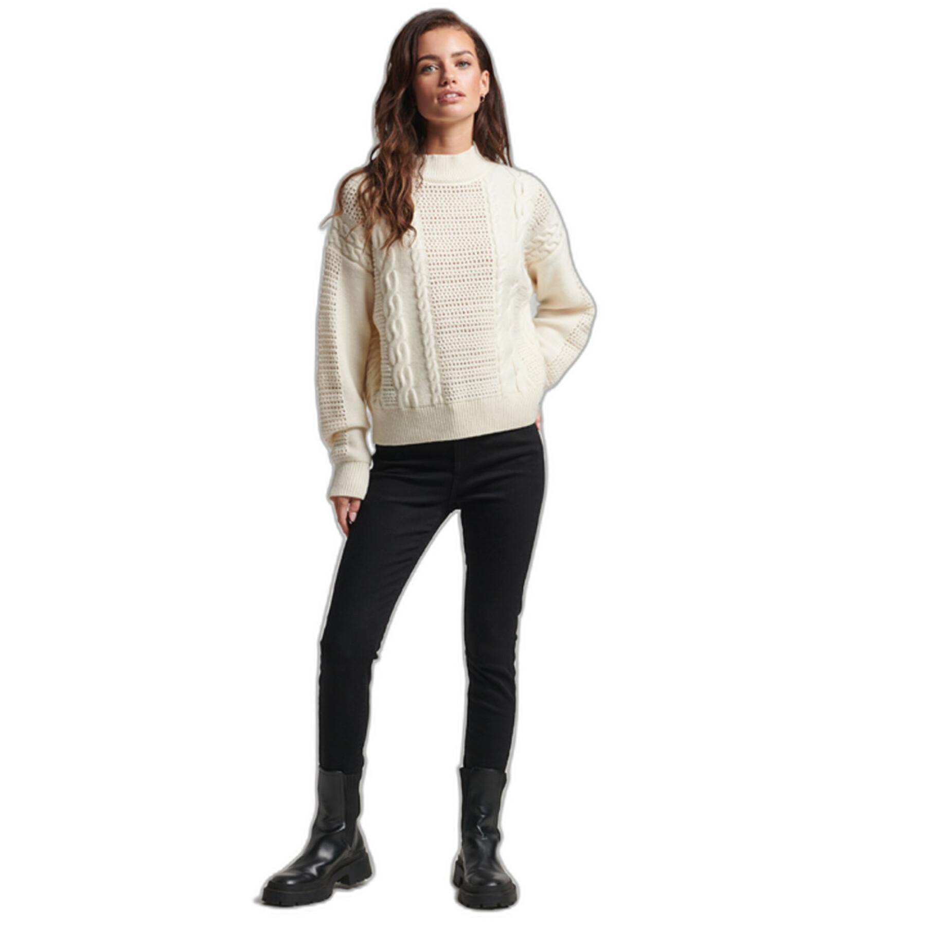 Women's cable knit sweater Superdry